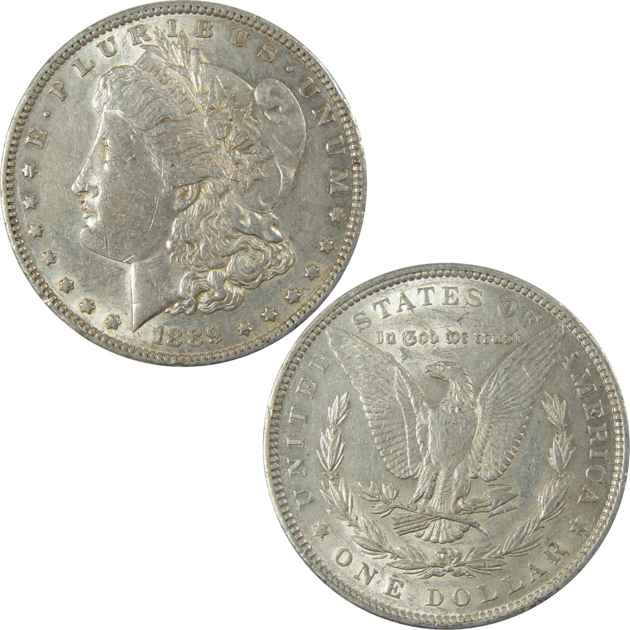 1889 Barwing Morgan Silver Dollar XF EF Extremely Fine SKU:I25368 - Morgan coin - Morgan silver dollar - Morgan silver dollar for sale - Profile Coins & Collectibles