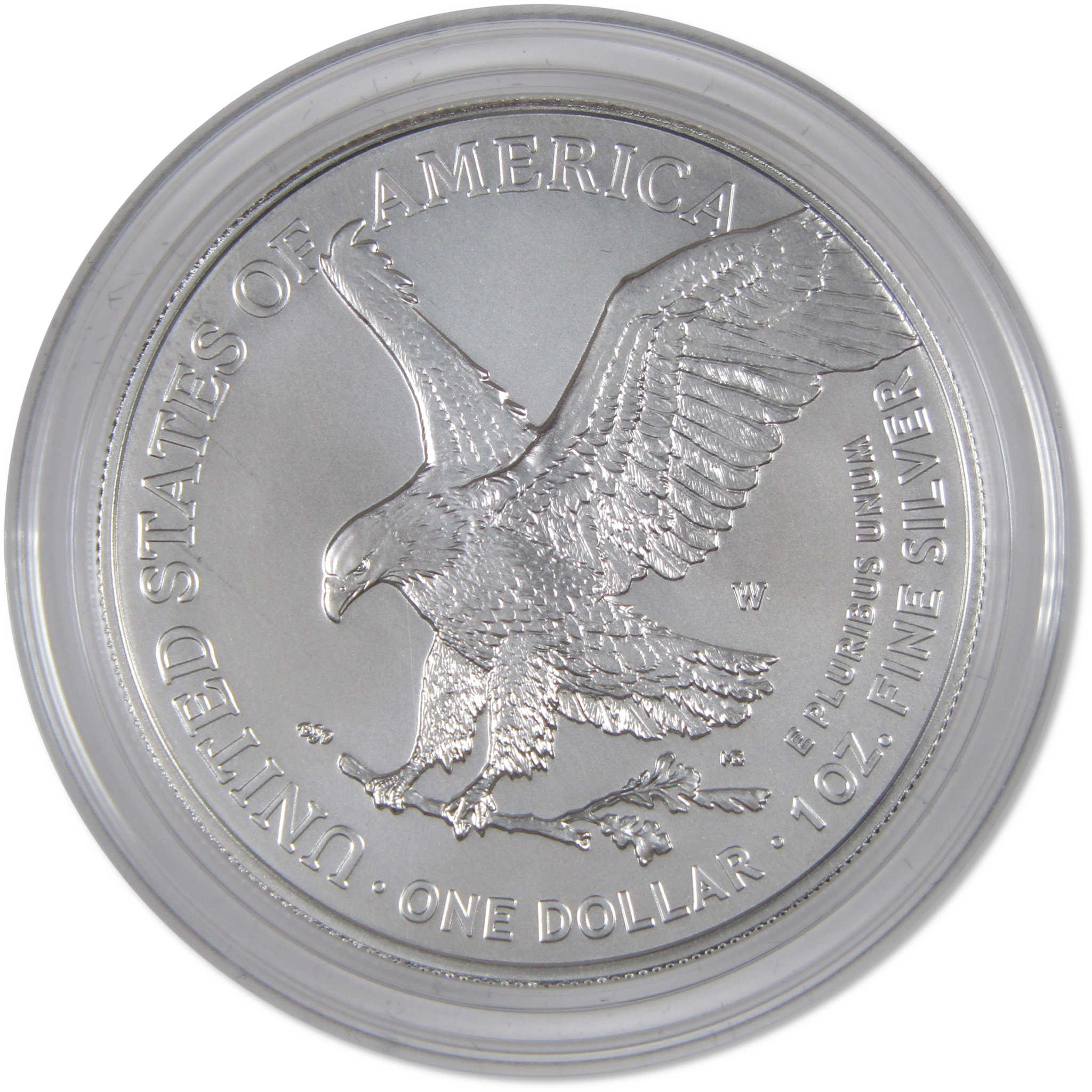 2023 W American Silver Eagle Uncirculated Bullion Burnished OGP COA