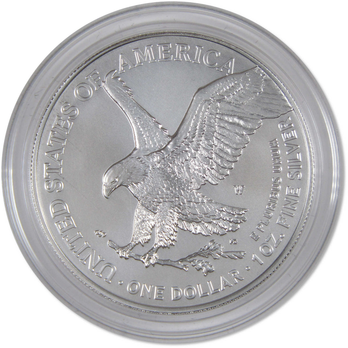 2023 W American Silver Eagle Uncirculated Burnished $1 Coin OGP COA