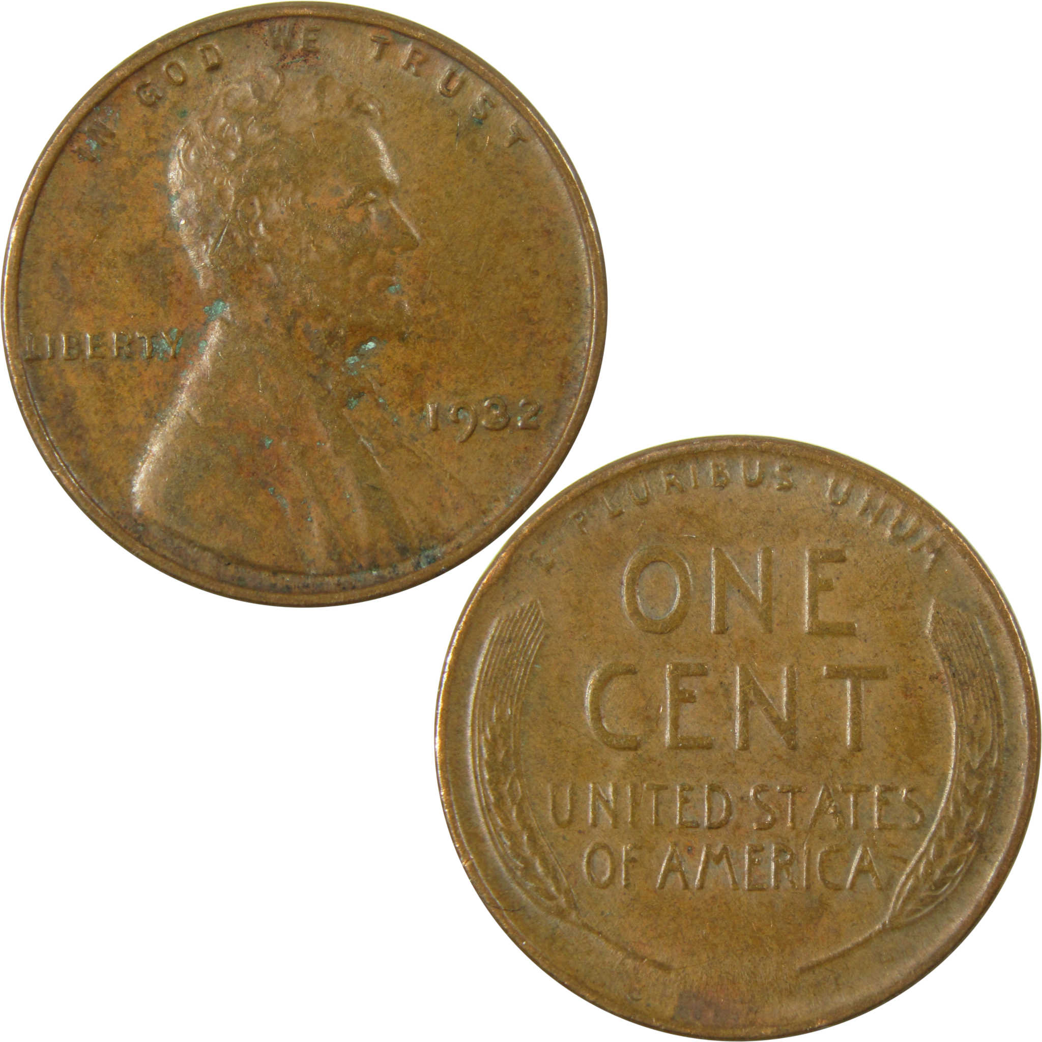 1932 Lincoln Wheat Cent XF EF Extremely Fine Penny 1c Coin SKU:I26689