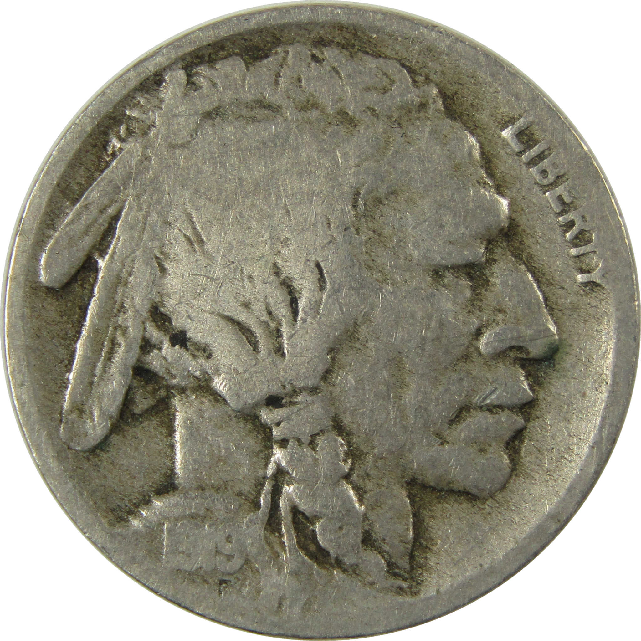 1919 D Indian Head Buffalo Nickel G Good Details 5c Coin SKU:I28124
