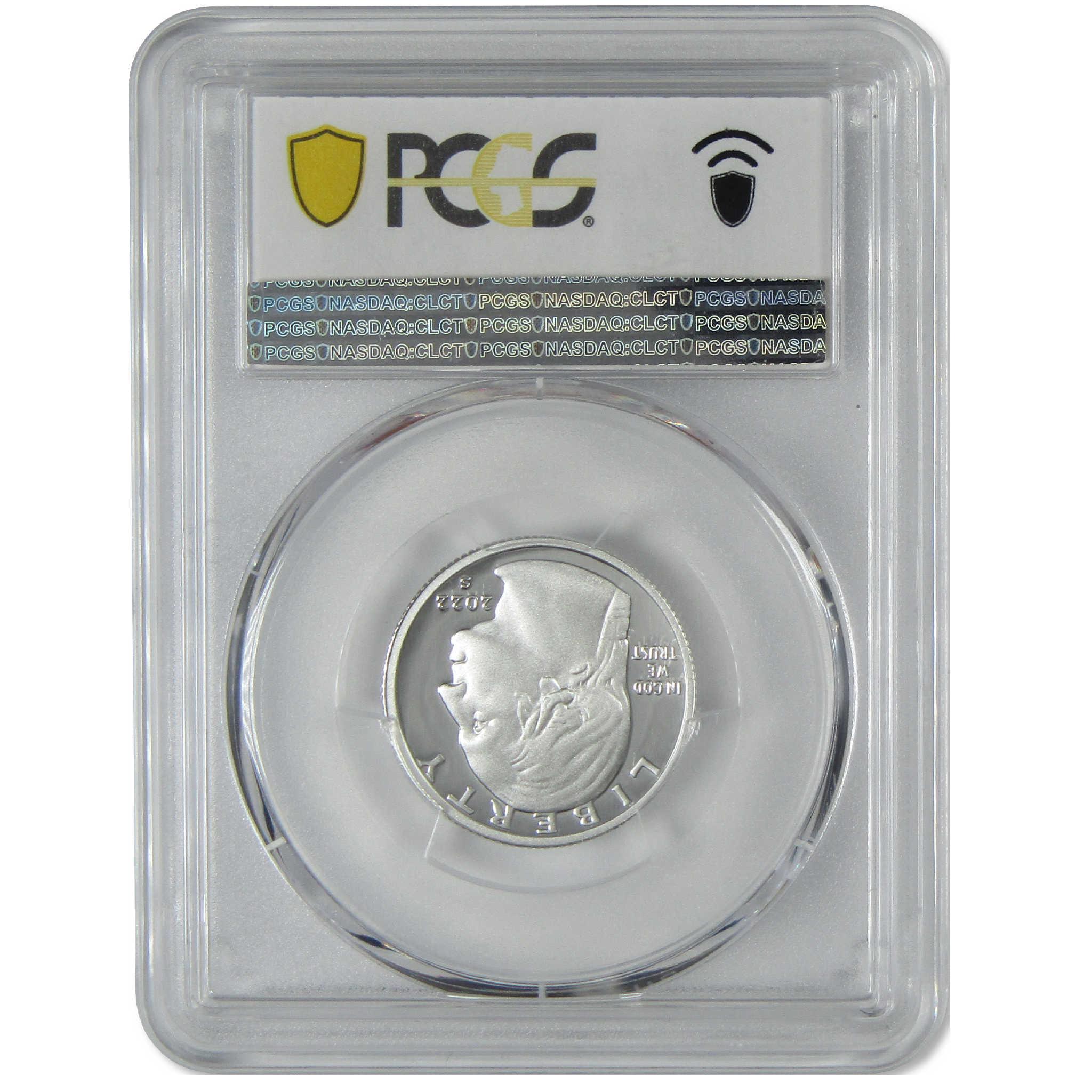 2022 S Maya Angelou American Women Silver Quarter PR 70 DCAM PCGS
