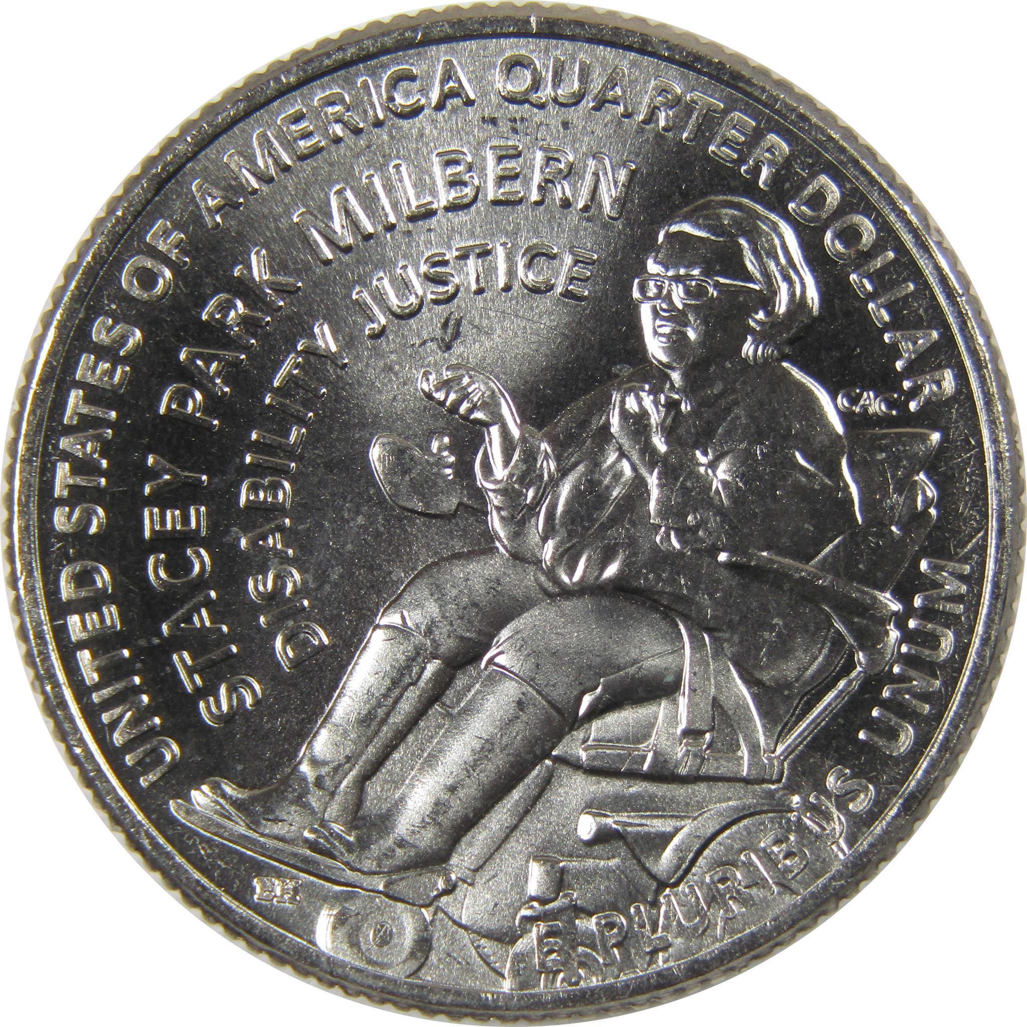 2025 P Stacey Park Milbern American Women Quarter Uncirculated Clad
