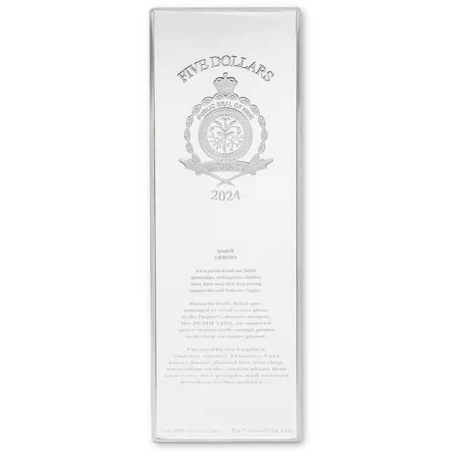 Star Wars A New Hope Poster Coin 3 oz .999 Silver Proof $5 2024 COA