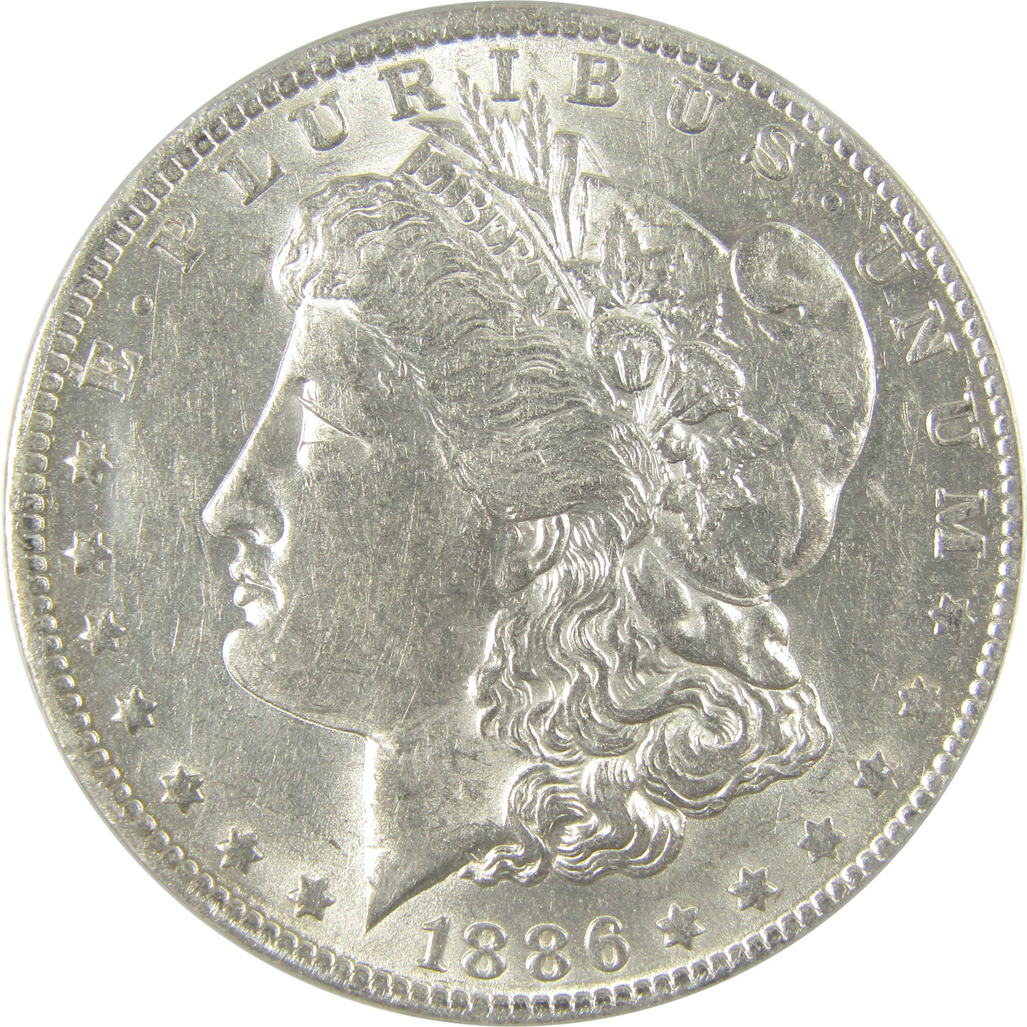 1886 O Morgan Dollar AU 55 ANACS Silver $1 Coin SKU:I19273 - Morgan coin - Morgan silver dollar - Morgan silver dollar for sale - Profile Coins & Collectibles