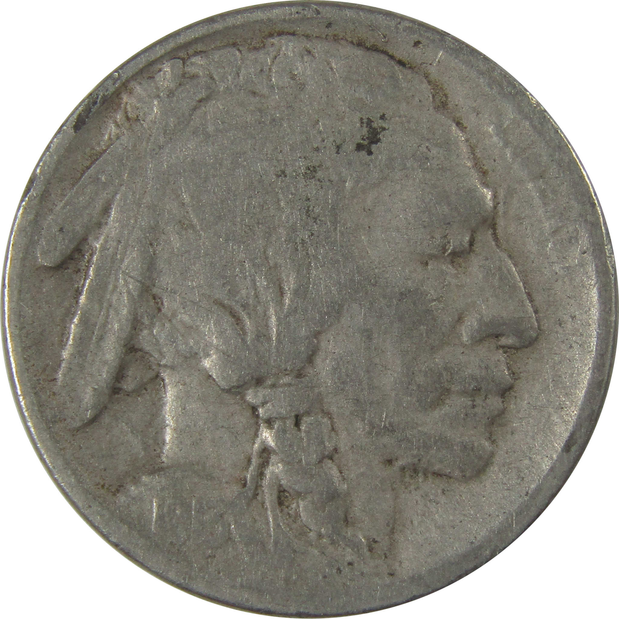 1913 S Type 1 Indian Head Buffalo Nickel VG Very Good SKU:I21026