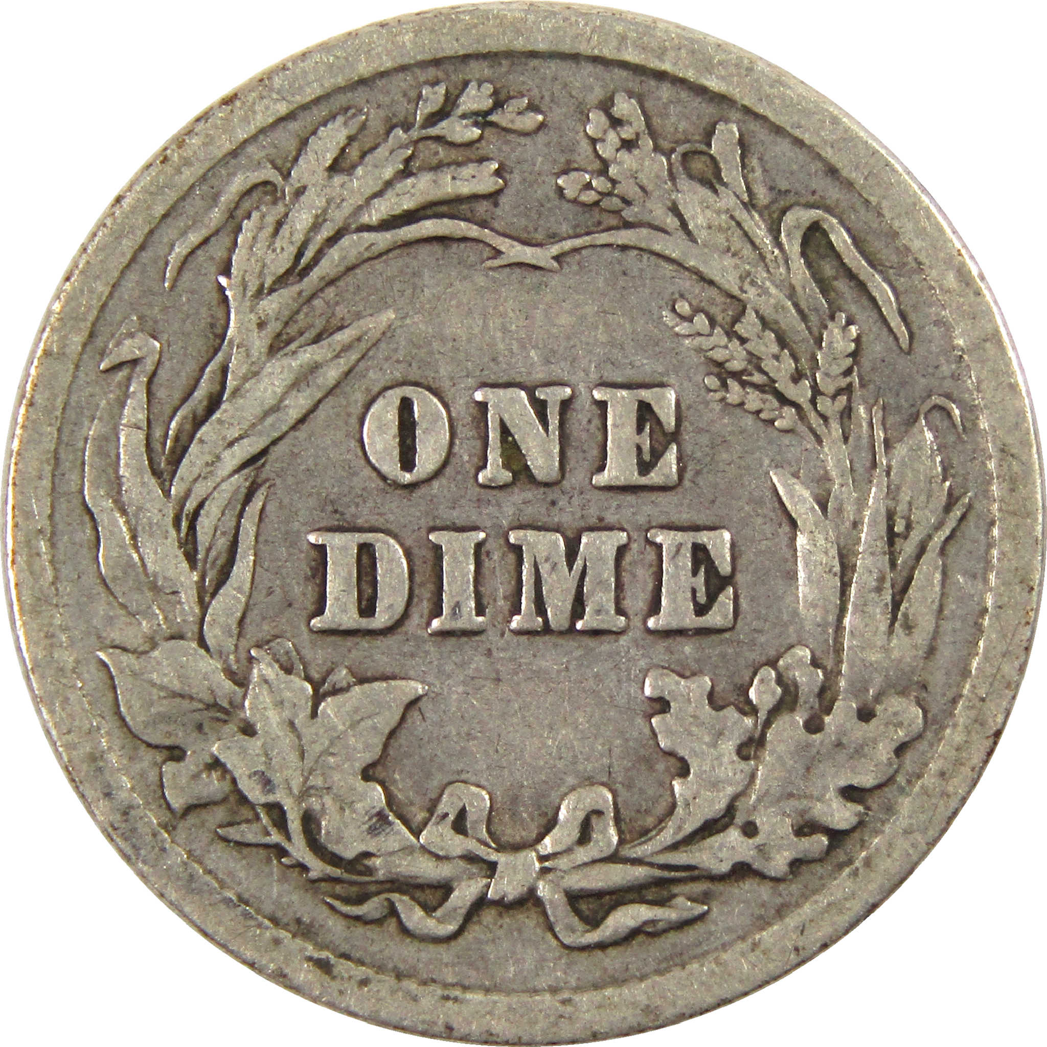 1911 Barber Dime VG Very Good Silver 10c Coin