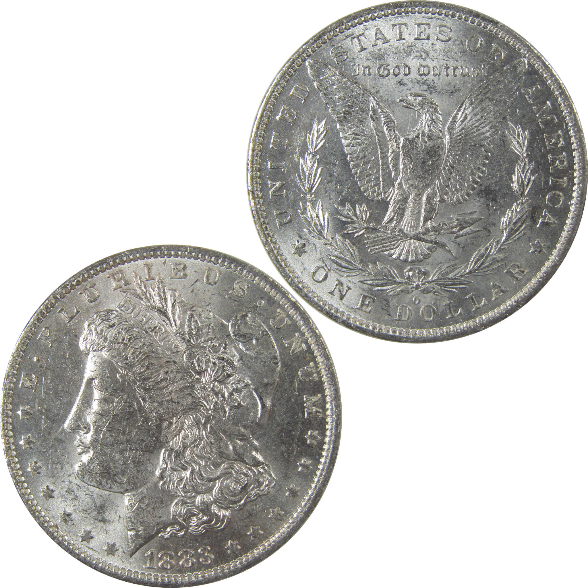 1883 O Morgan Silver Dollar Uncirculated Mint State Toned SKU:I24836