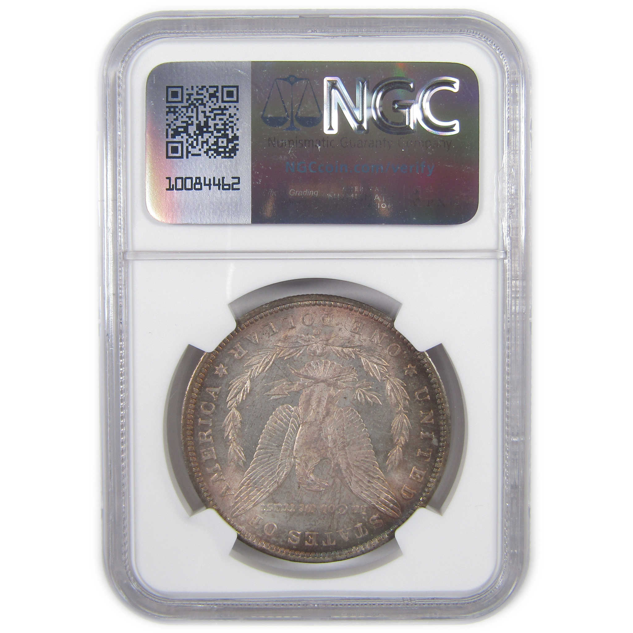 1891 O Morgan Dollar MS 62 NGC Silver Uncirculated Toned SKU:I18261