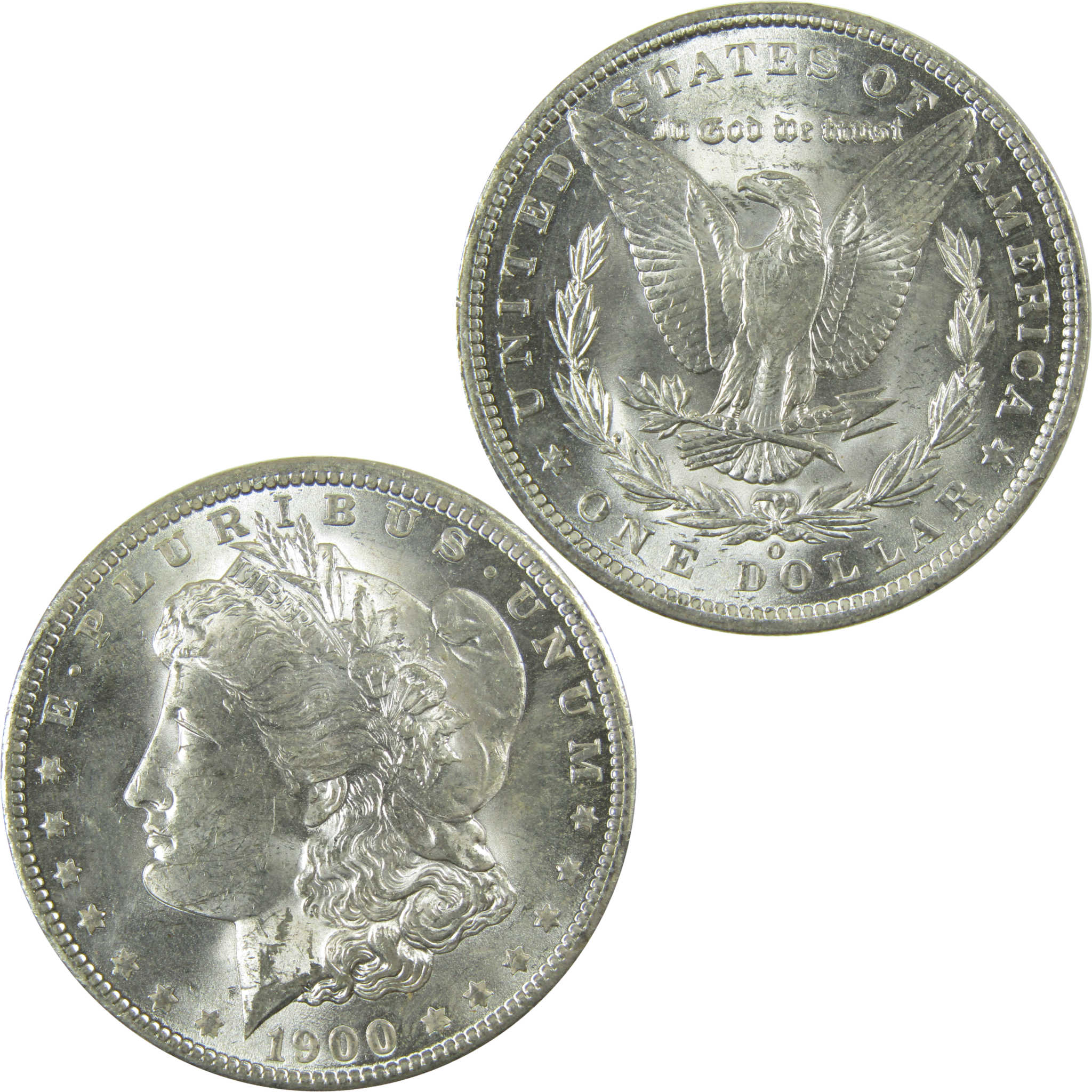1900 O Morgan Silver Dollar Uncirculated Mint State $1 Coin SKU:I27778