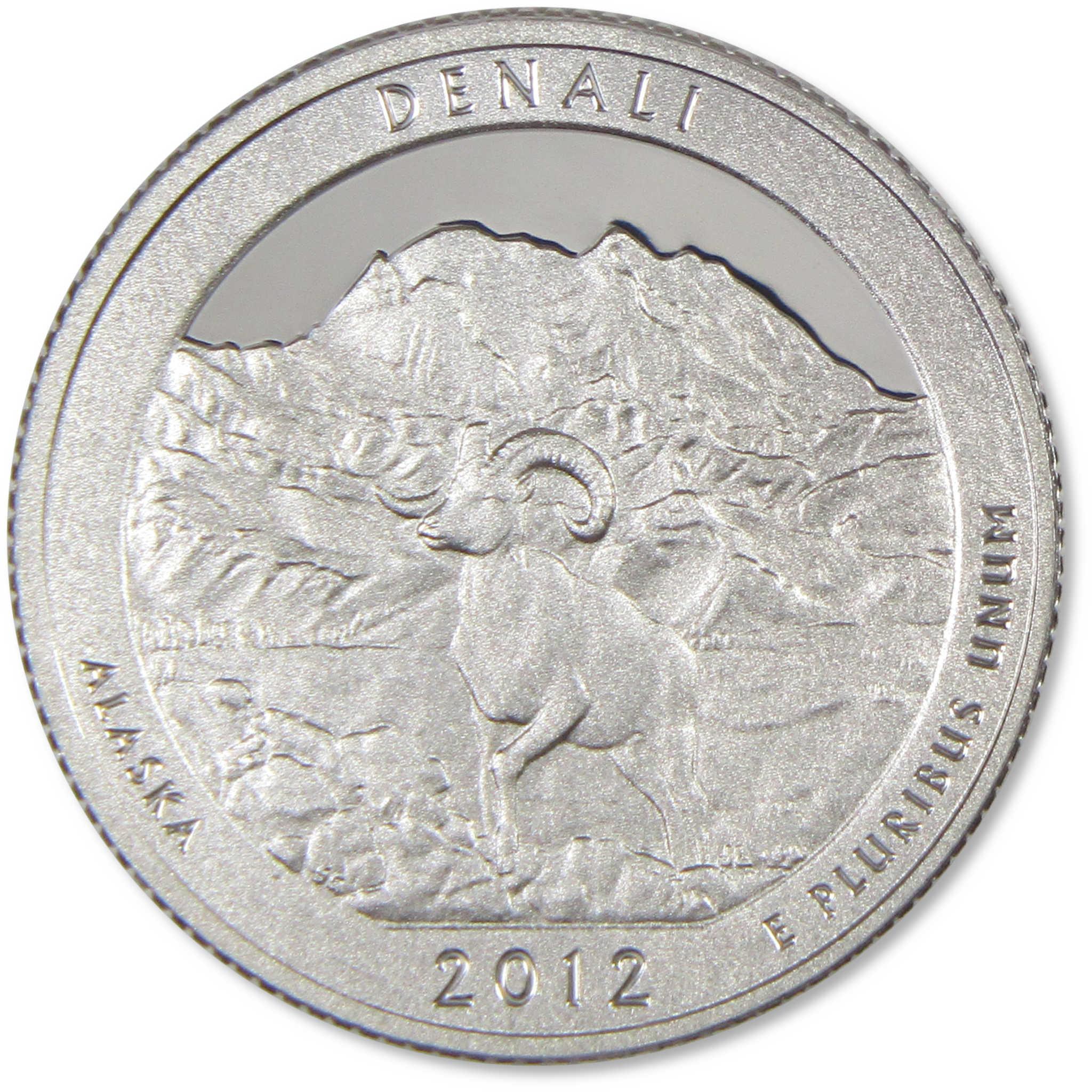2012 S Denali National Park and Preserve Quarter Choice Proof Silver