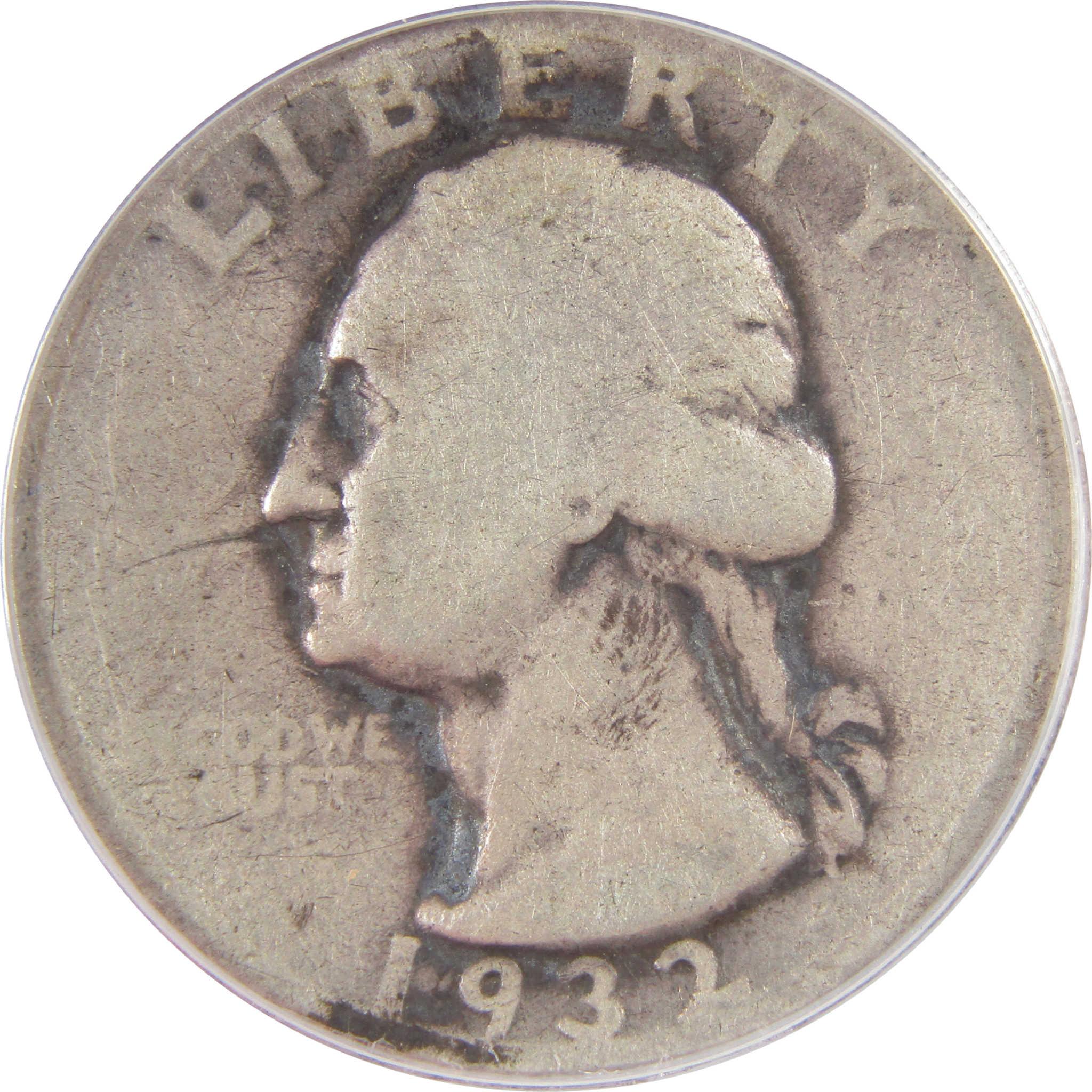 1932 D Washington Silver Quarter G 6 ANACS 25c Coin SKU:I25605
