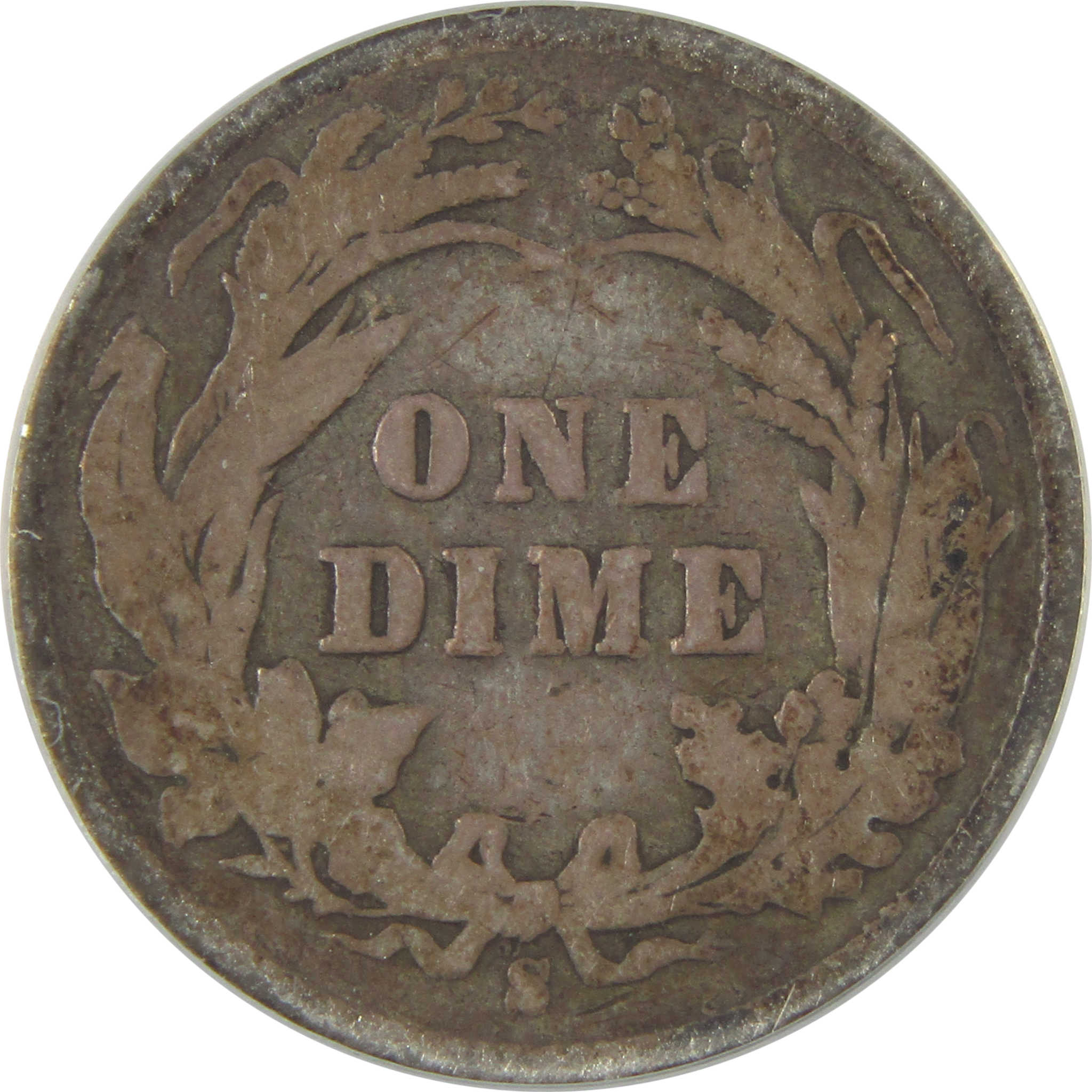 1896 S Barber Dime G 6 ANACS Silver 10c Coin SKU:I22204