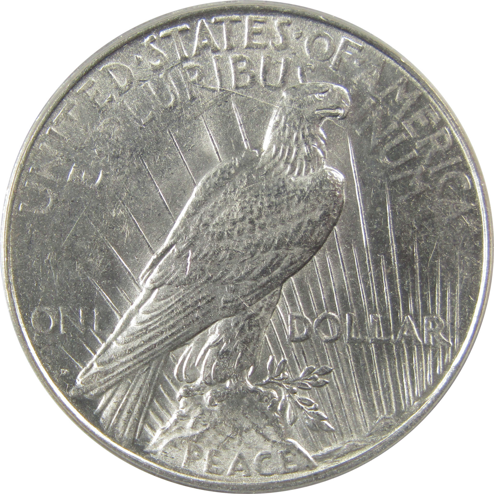 1923 D Peace Dollar AU 58 ANACS Silver $1 Coin SKU:I22156