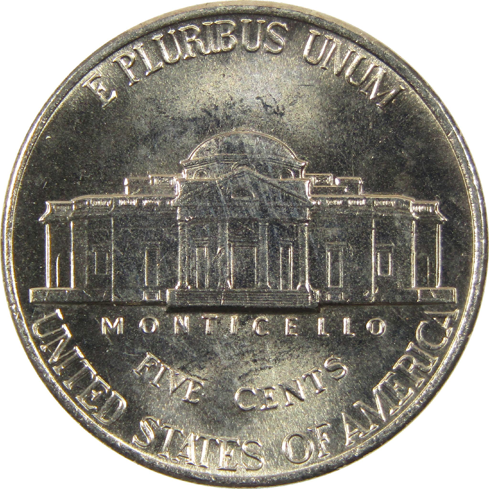 1992 D Jefferson Nickel BU Uncirculated 5c Coin