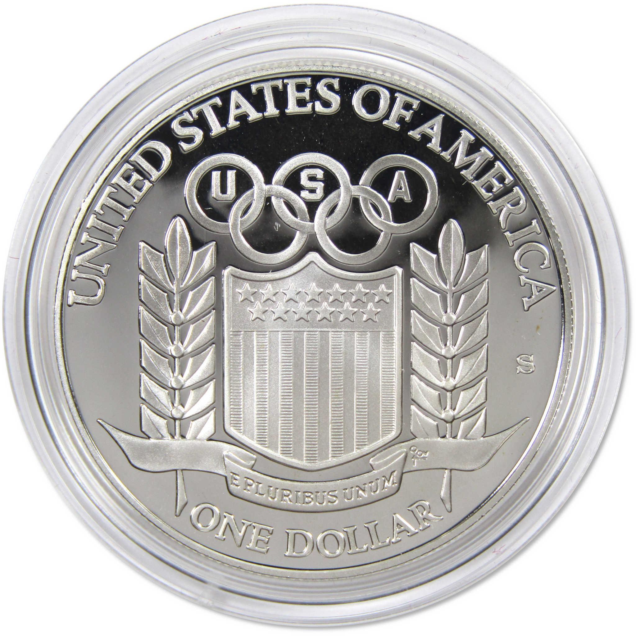 1992 S XXV Olympiad Commemorative Silver Dollar Proof $1 Coin