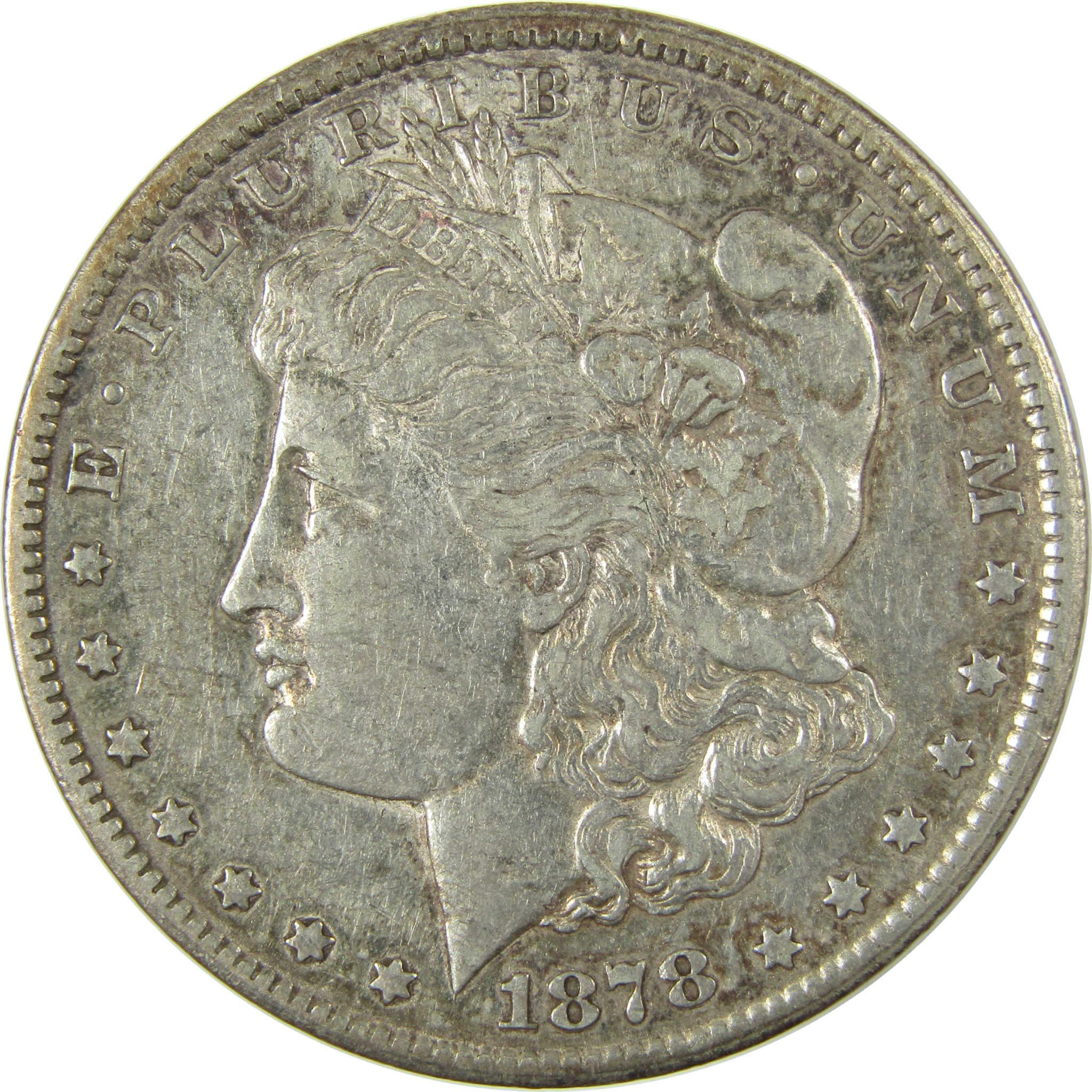 1878 CC Morgan Silver Dollar XF EF Extremely Fine $1 Coin SKU:I26059 - Morgan coin - Morgan silver dollar - Morgan silver dollar for sale - Profile Coins & Collectibles