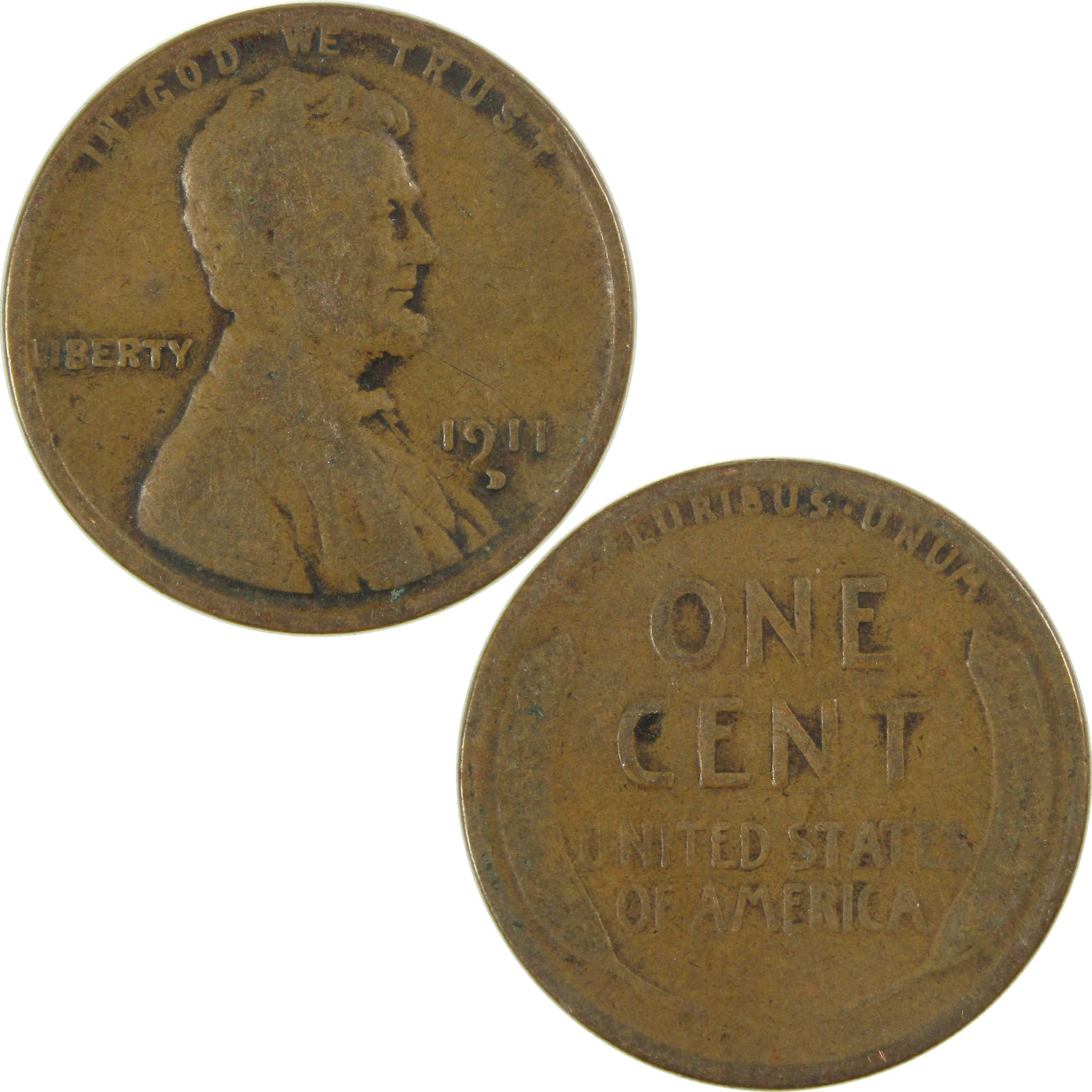 1911 D Lincoln Wheat Cent G Good Penny 1c Coin SKU:I26697