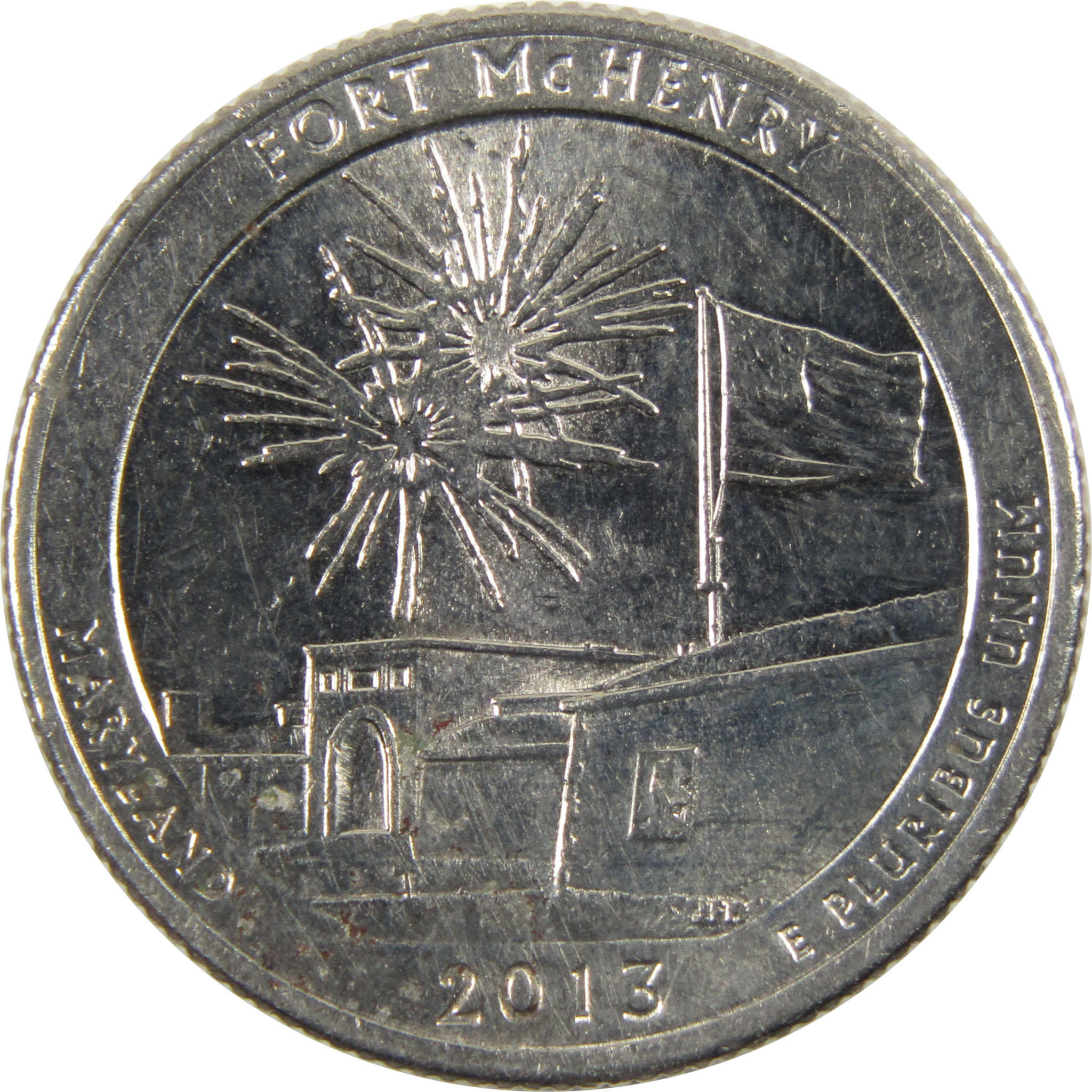 2013 D Fort McHenry National Park Quarter BU Uncirculated Clad 25c