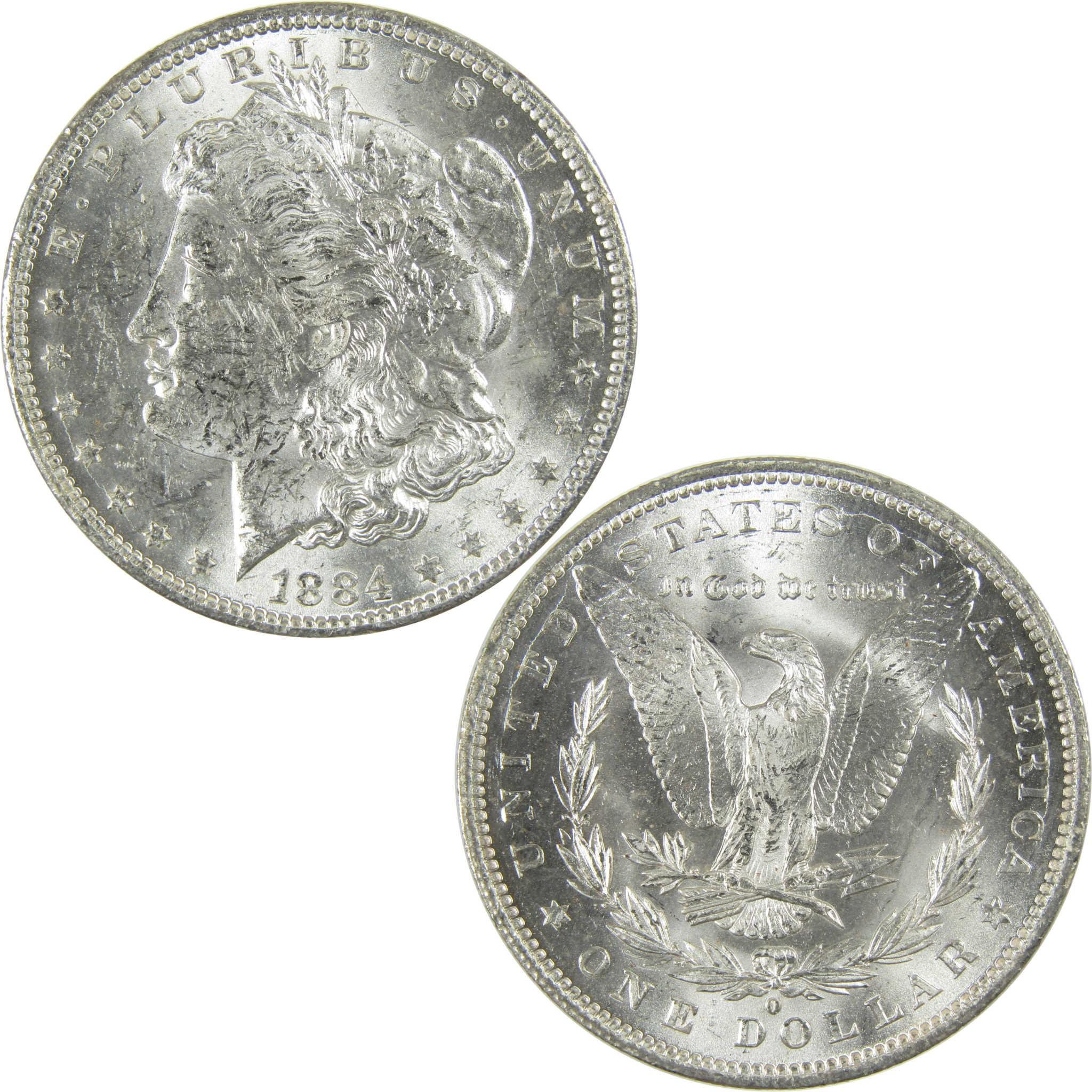 1884 O Morgan Silver Dollar Uncirculated Mint State $1 Coin SKU:I27482 - Morgan coin - Morgan silver dollar - Morgan silver dollar for sale - Profile Coins & Collectibles