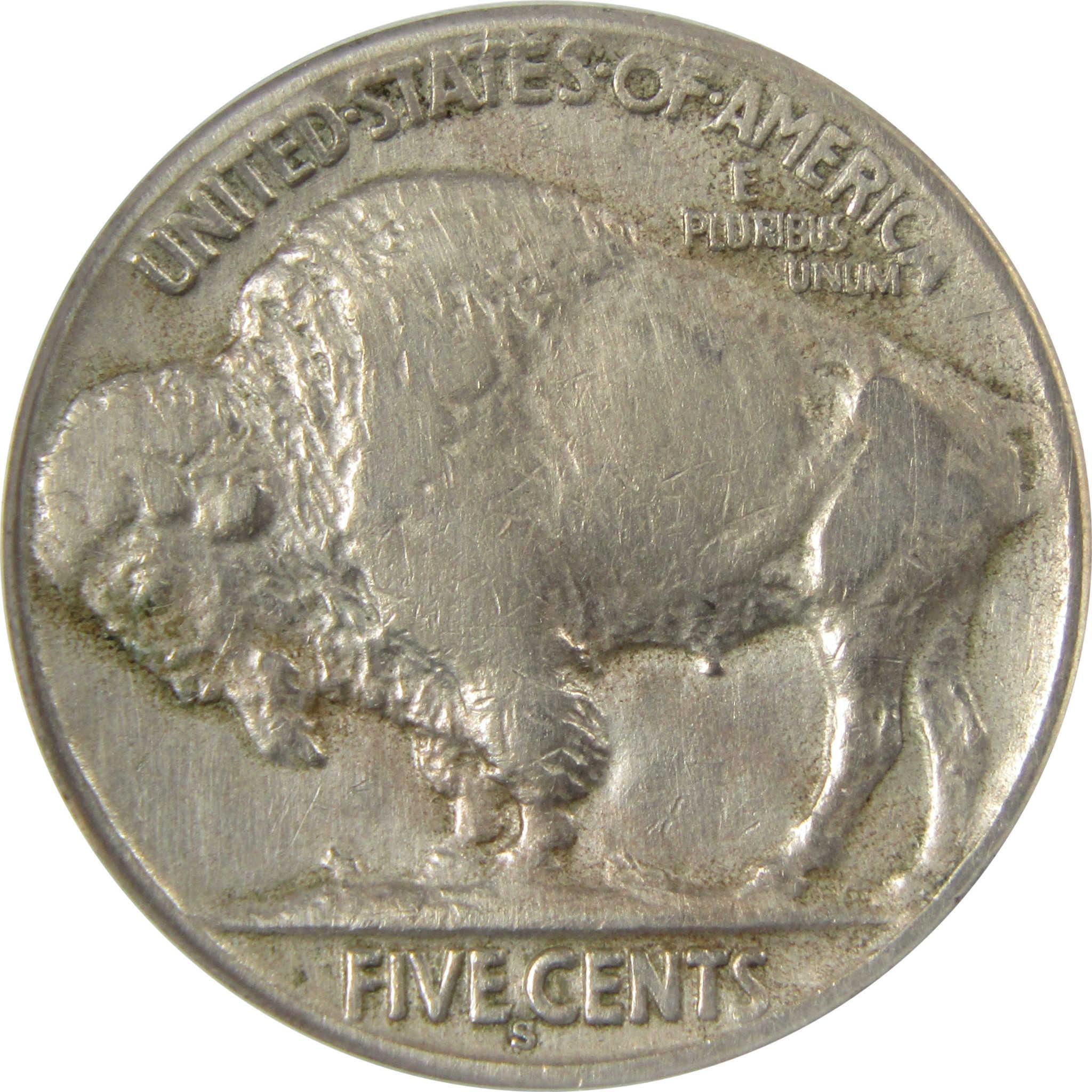 1913 S Type 2 Indian Head Buffalo Nickel VF 30 Details ANACS SKU:CP761