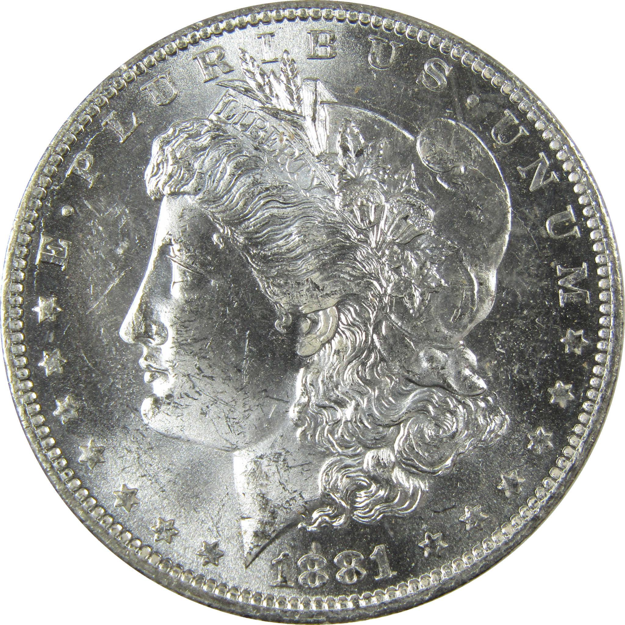1881 O Morgan Silver Dollar Uncirculated Mint State $1 Coin SKU:I27721 - Morgan coin - Morgan silver dollar - Morgan silver dollar for sale - Profile Coins & Collectibles