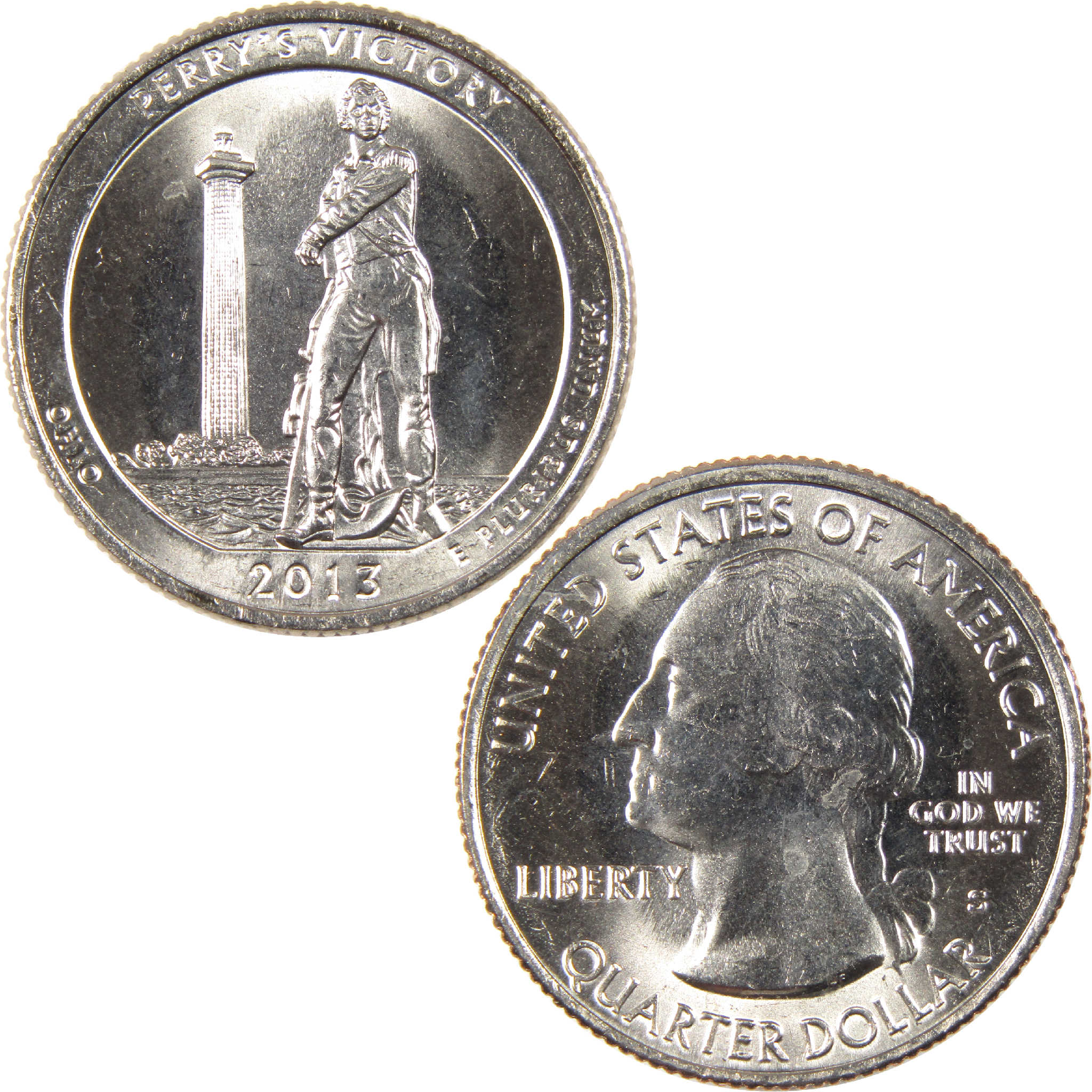 2013 S Perry's Victory National Park Quarter BU Uncirculated Clad 25c