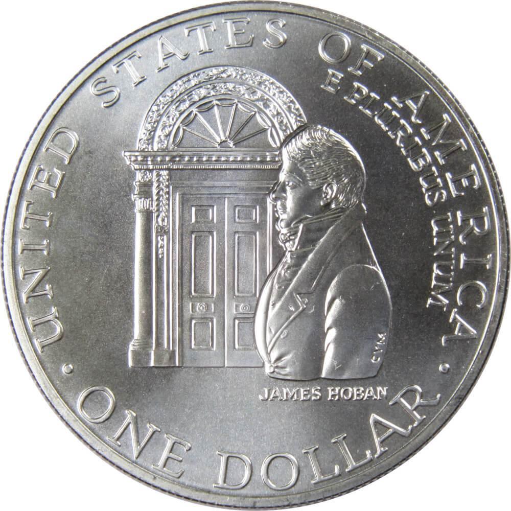 1992 D White House Commemorative Silver Dollar Uncirculated $1 Coin