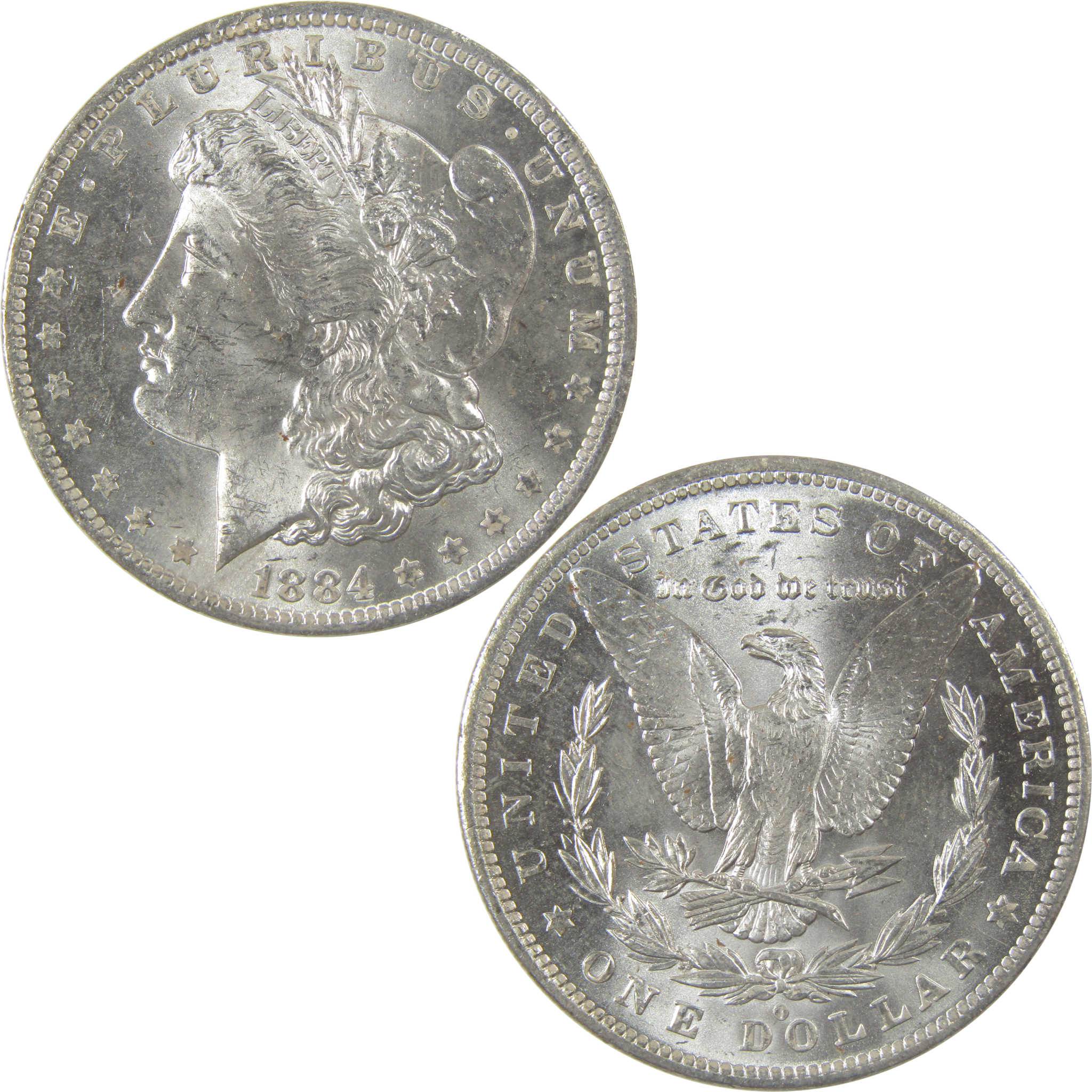 1884 O Morgan Silver Dollar Uncirculated Mint State $1 Coin SKU:I22679 - Morgan coin - Morgan silver dollar - Morgan silver dollar for sale - Profile Coins & Collectibles