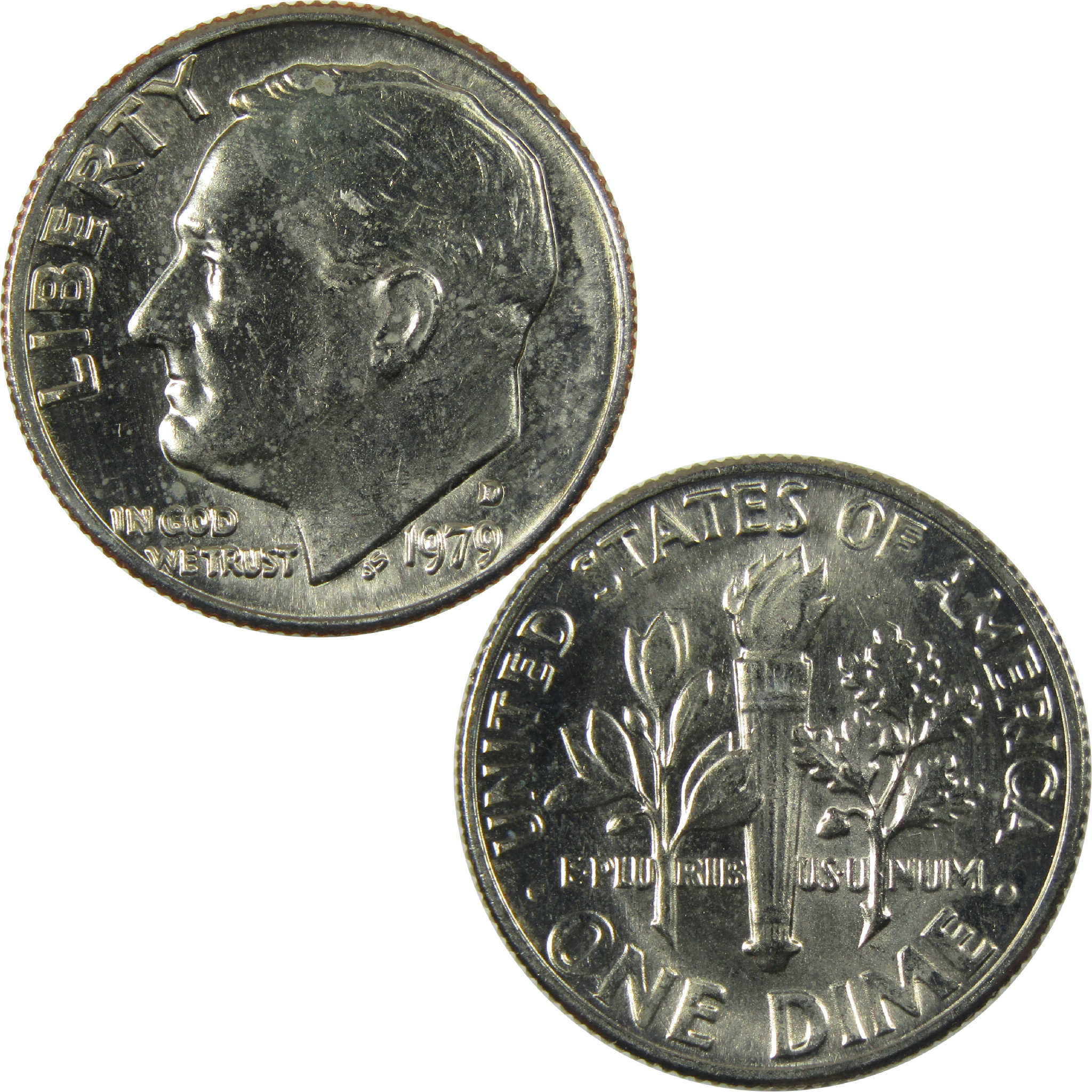 1979 D Roosevelt Clad Dime Uncirculated Mint State 10c Coin