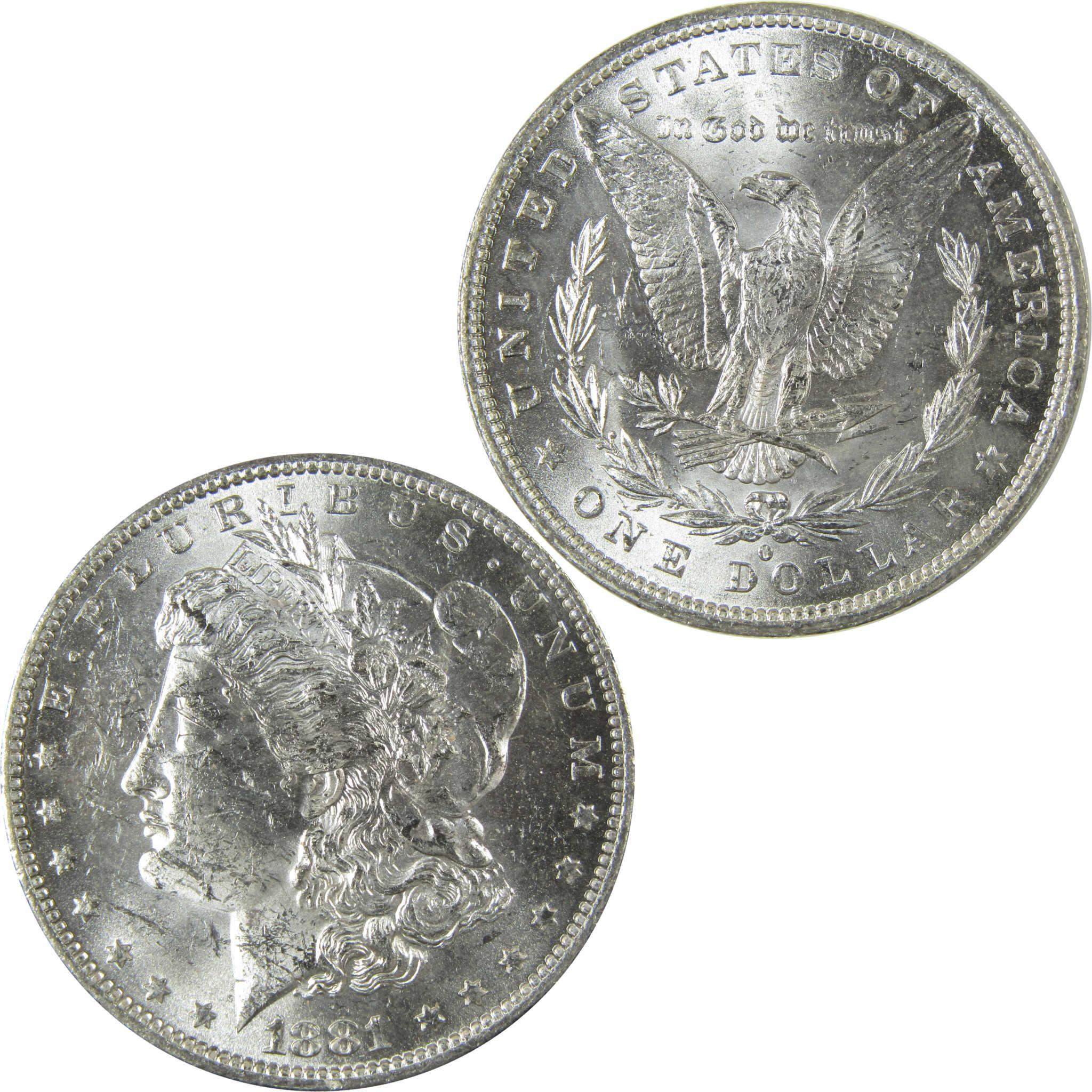 1881 O Morgan Silver Dollar Uncirculated Mint State $1 Coin SKU:I27764 - Morgan coin - Morgan silver dollar - Morgan silver dollar for sale - Profile Coins & Collectibles