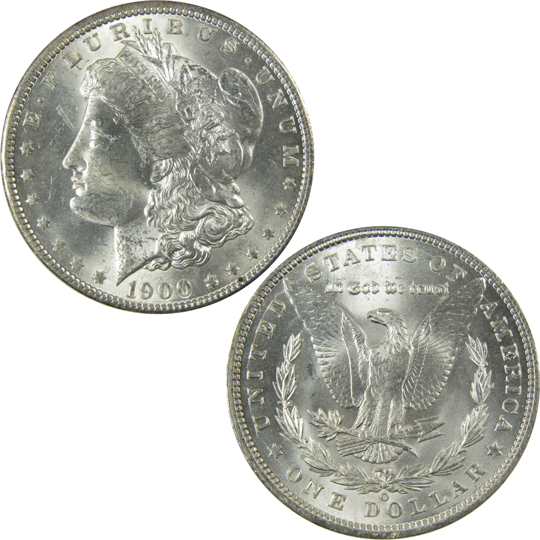 1900 O Morgan Silver Dollar Uncirculated Mint State $1 Coin SKU:I27781