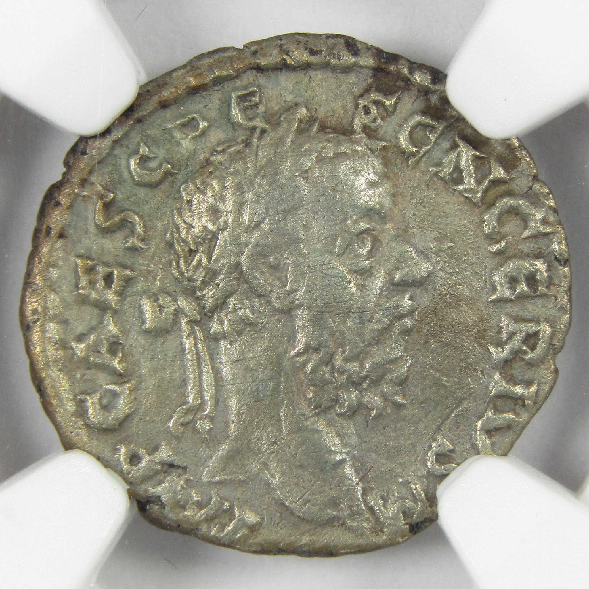 193-194 AD Pescennius Niger Silver Denarius Antioch CH VF NGC Ancient