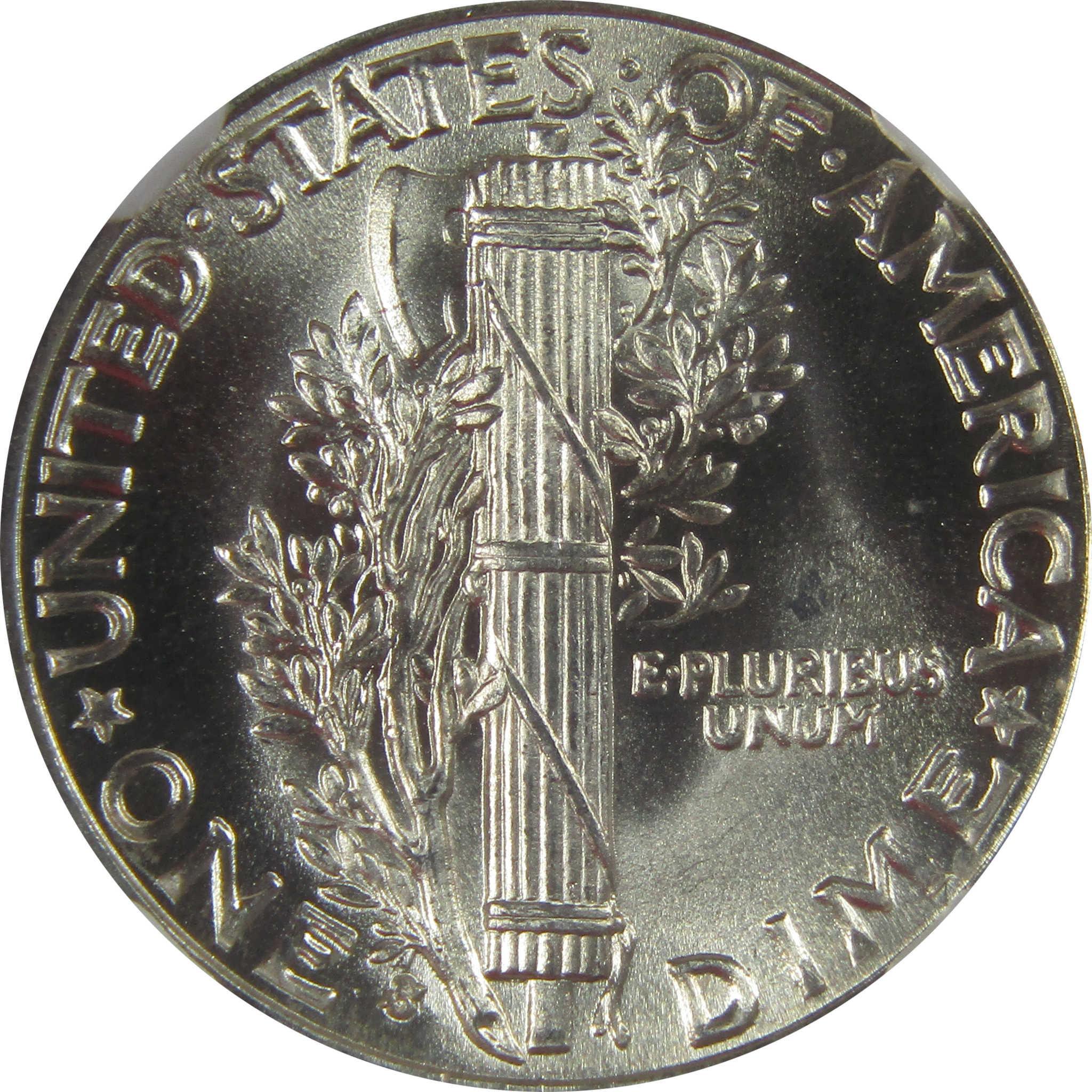 1937 S Mercury Dime MS 66 FB NGC Silver Uncirculated SKU:I23198