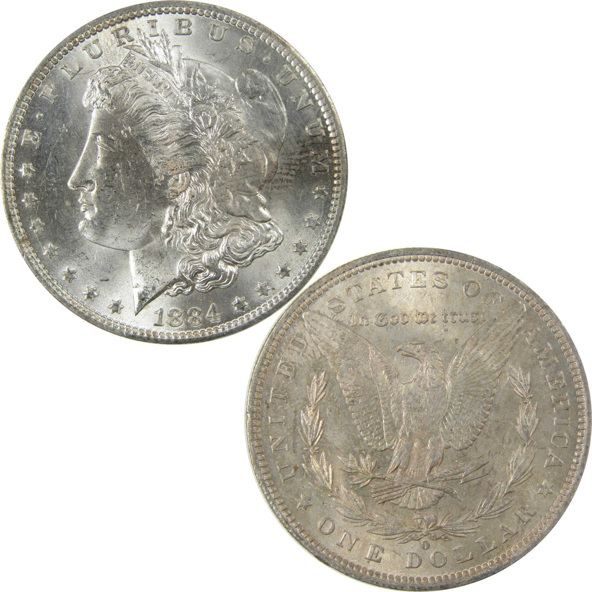1884 O Morgan Silver Dollar Uncirculated Mint State $1 Coin SKU:I24511 - Morgan coin - Morgan silver dollar - Morgan silver dollar for sale - Profile Coins & Collectibles