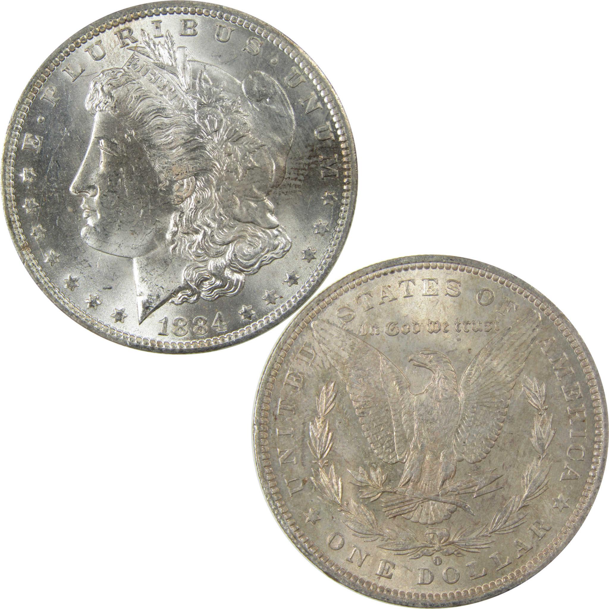 1884 O Morgan Silver Dollar Uncirculated Mint State $1 Coin SKU:I24511 - Morgan coin - Morgan silver dollar - Morgan silver dollar for sale - Profile Coins & Collectibles