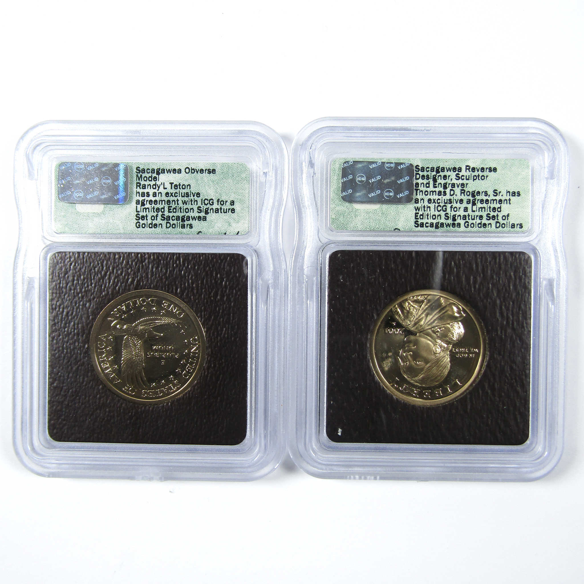 2001 Sacagawea Signature 6 Piece Dollar Set ICG SKU:CPC6611