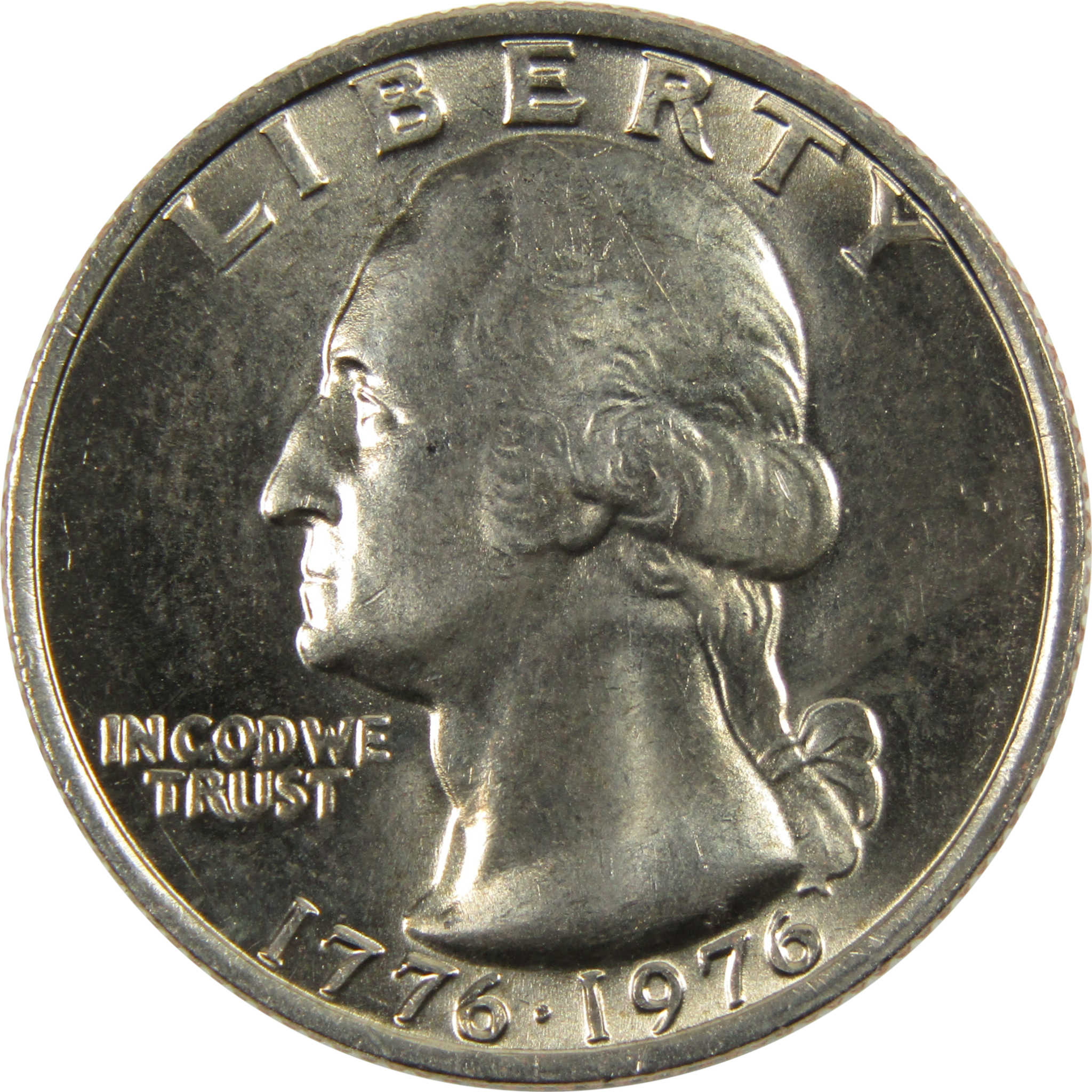 1976 Washington Bicentennial Quarter BU Uncirculated Clad 25c Coin