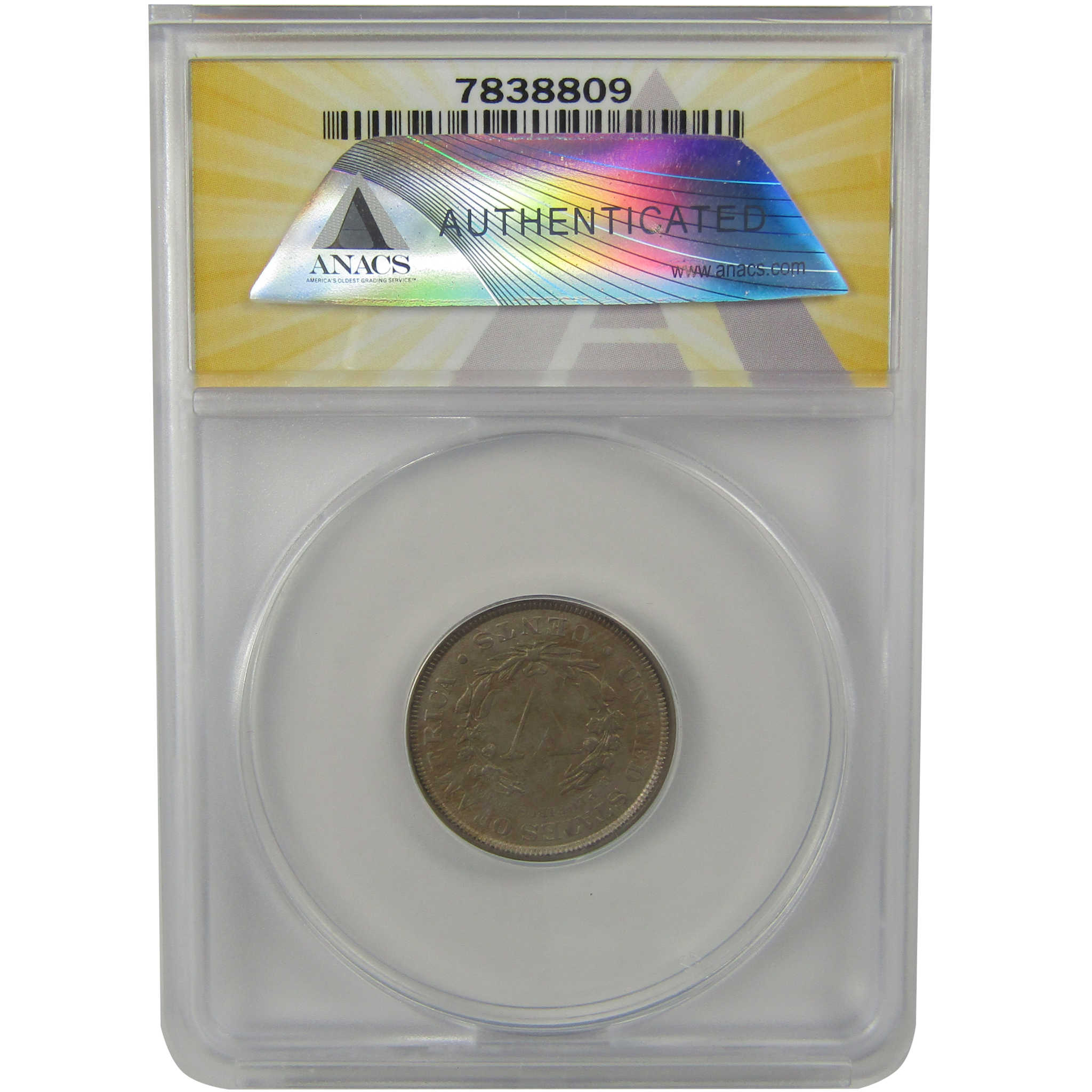 1889 Liberty Head V Nickel EF 40 Details ANACS 5c Coin SKU:I22315