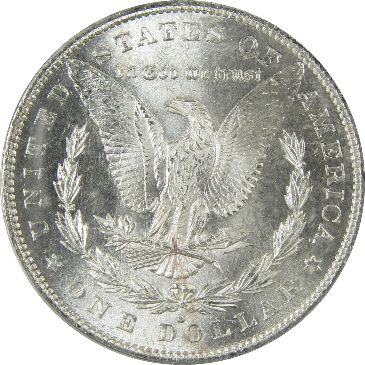 1879 S Rev 79 Morgan Silver Dollar MS 62 ANACS Uncirculated SKU:CP606 - Morgan coin - Morgan silver dollar - Morgan silver dollar for sale - Profile Coins & Collectibles