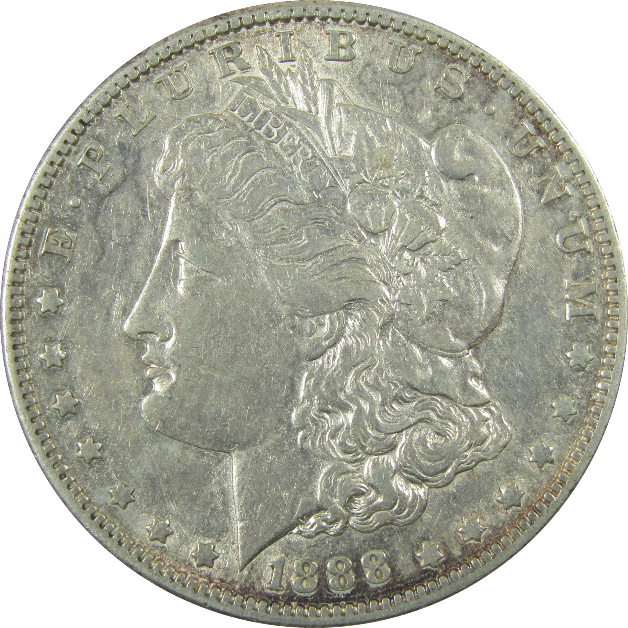 1888 S Morgan Silver Dollar G Good Details $1 Coin SKU:CP1357 - Morgan coin - Morgan silver dollar - Morgan silver dollar for sale - Profile Coins & Collectibles