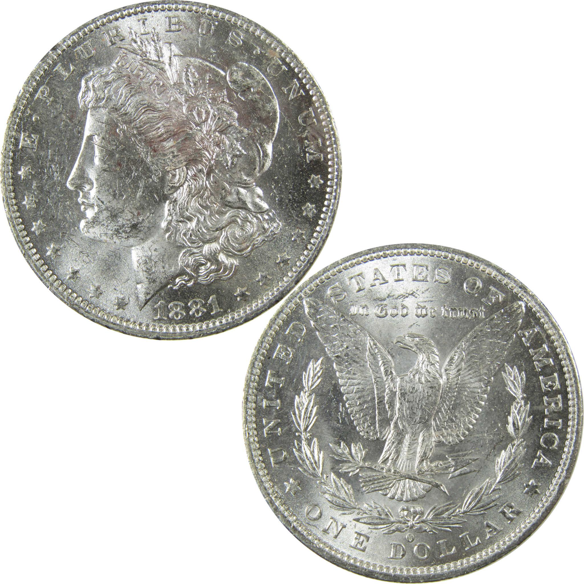 1881 O Morgan Silver Dollar Uncirculated Mint State $1 Coin SKU:I27679 - Morgan coin - Morgan silver dollar - Morgan silver dollar for sale - Profile Coins & Collectibles