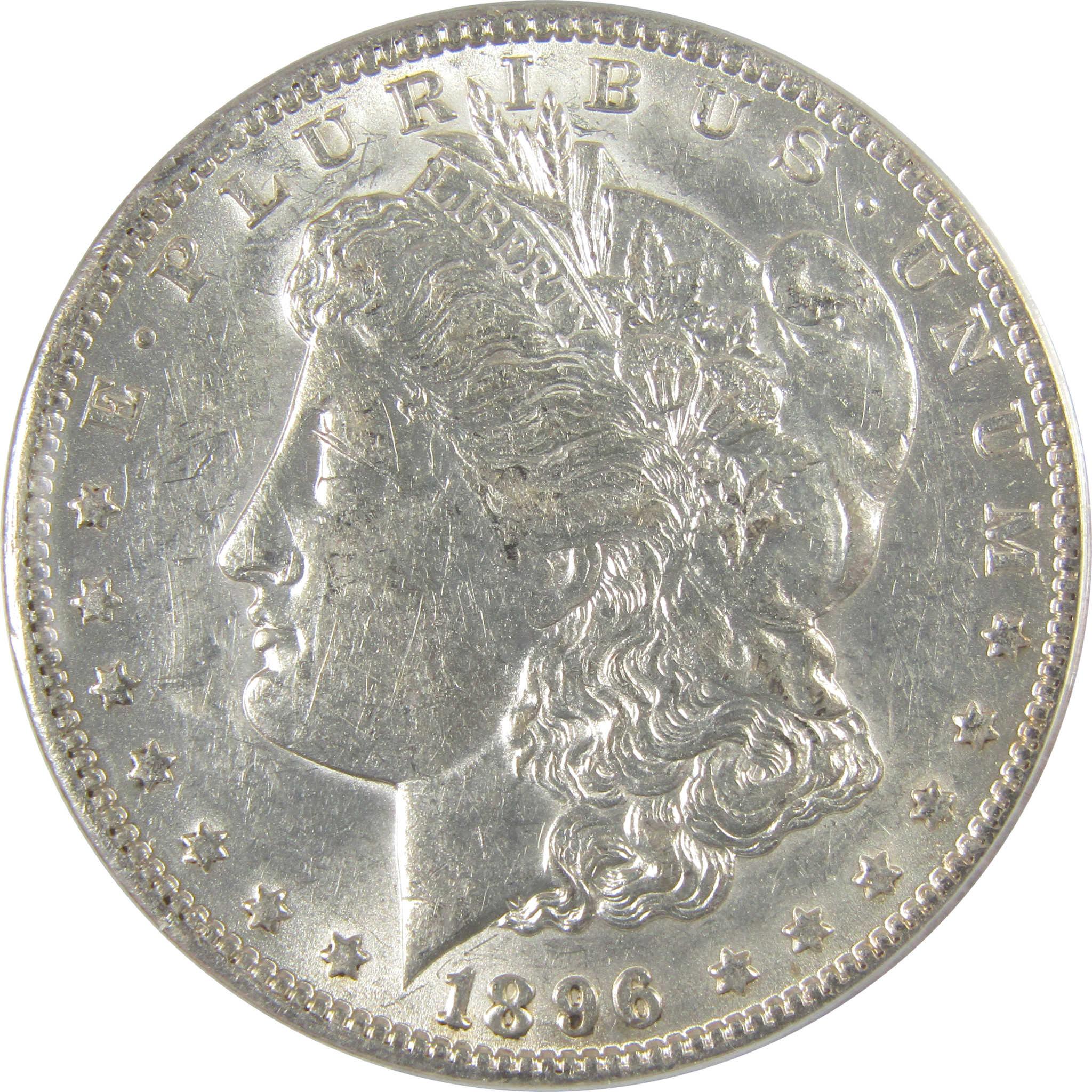 1896 O Morgan Dollar AU 50 ANACS Silver $1 Coin SKU:I19124 - Morgan coin - Morgan silver dollar - Morgan silver dollar for sale - Profile Coins & Collectibles