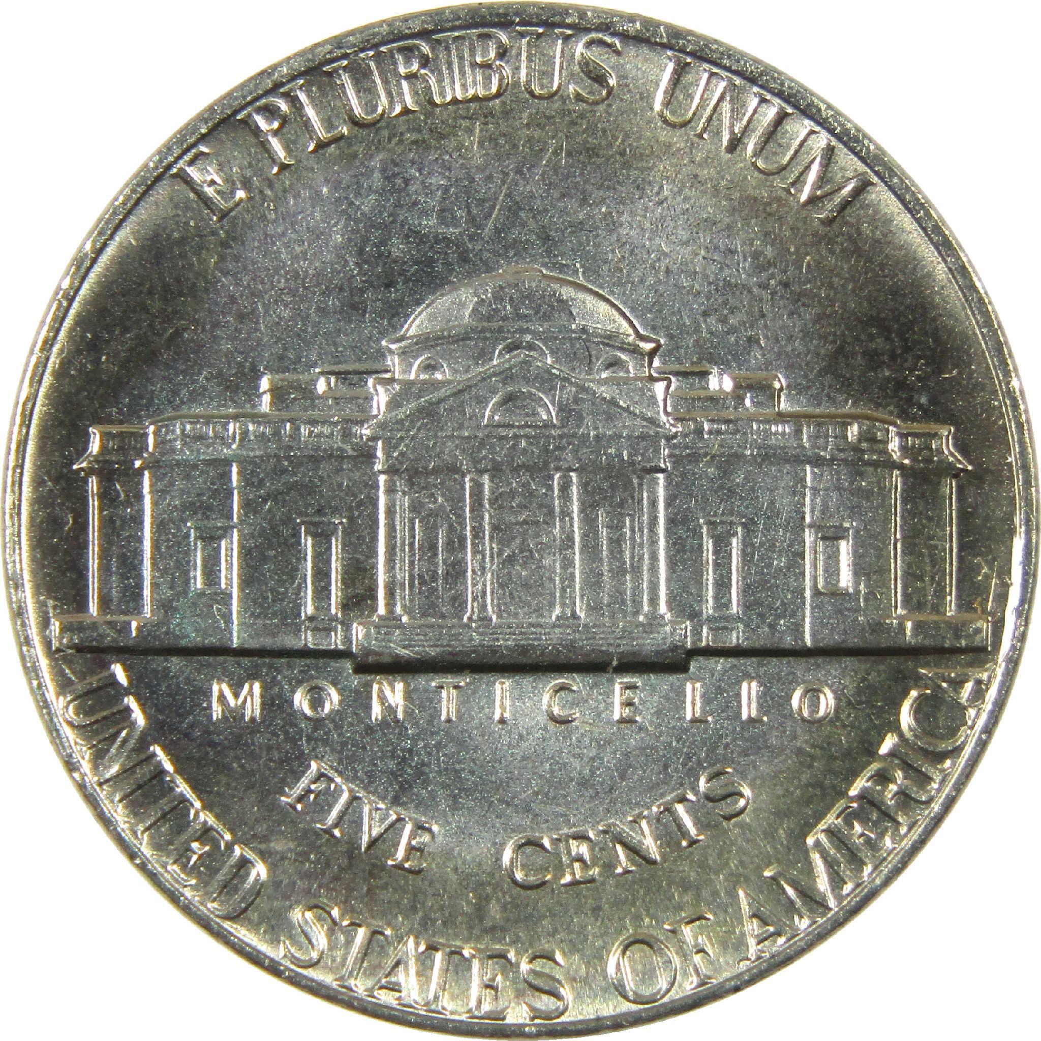 1975 Jefferson Nickel Uncirculated Mint State 5c Coin Collectible