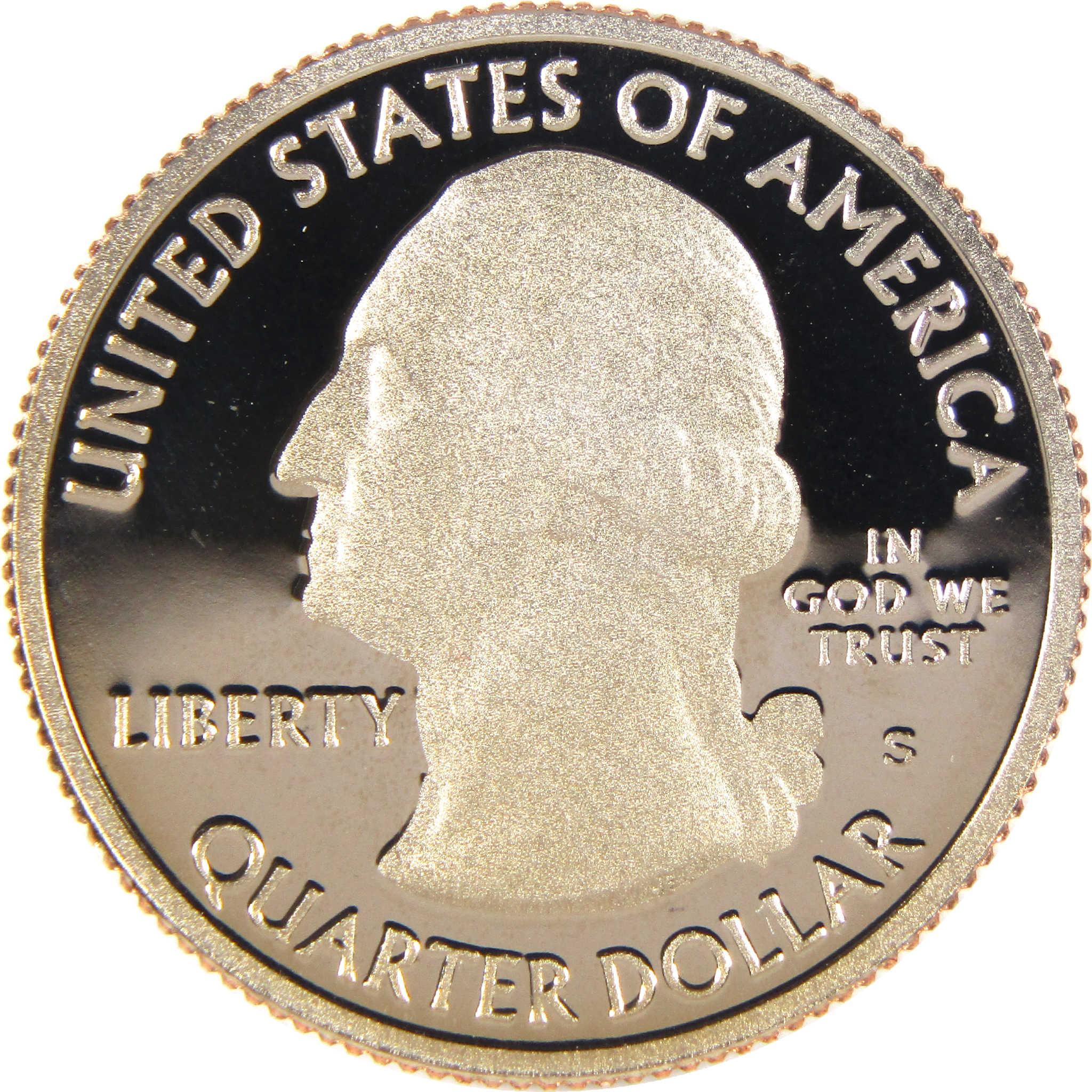 2014 S Great Smoky Mountains National Park Quarter Clad 25c Proof Coin