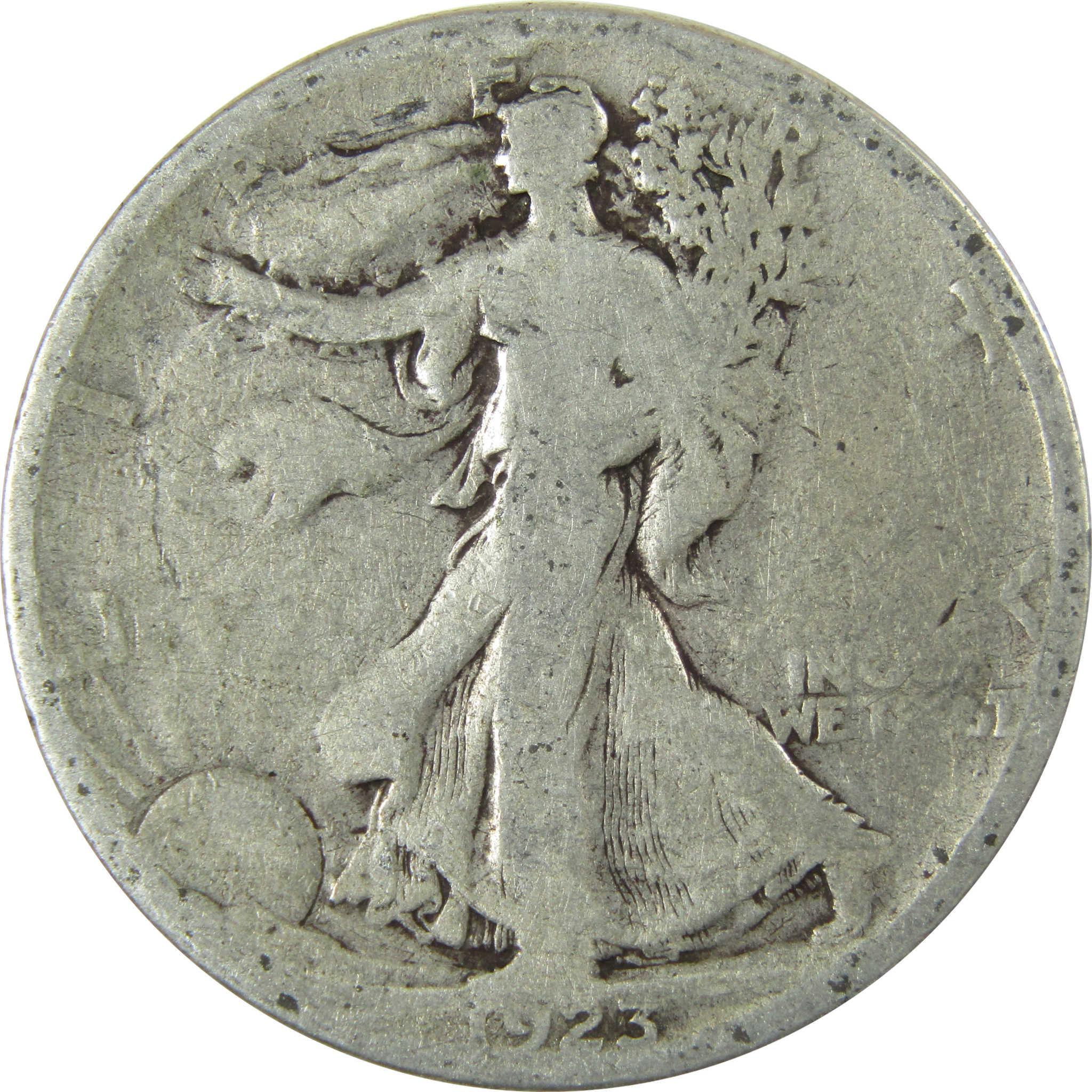 1923 S Liberty Walking Silver Half Dollar G Good 50c Coin SKU:CP500