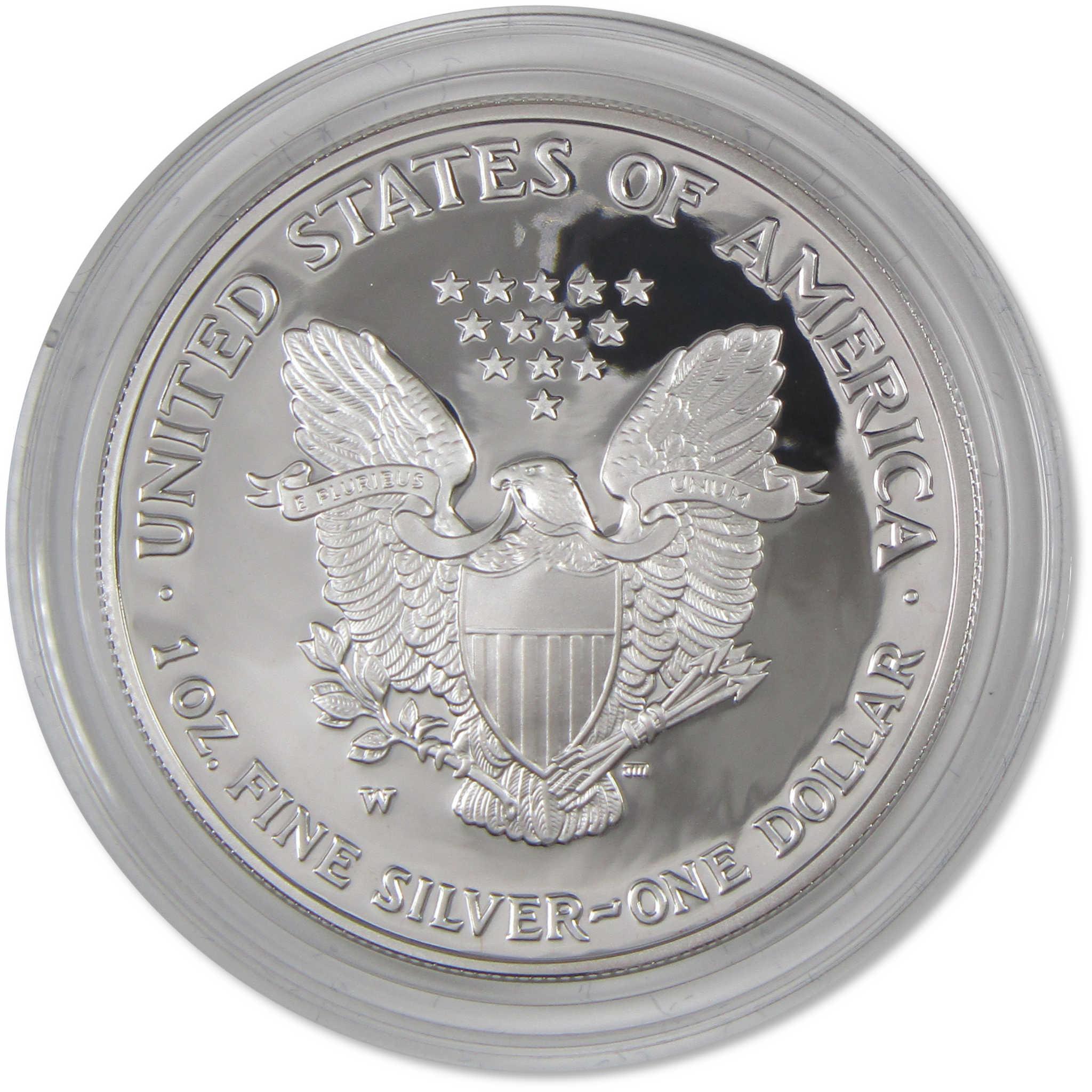 2006 W American Silver Eagle Choice Proof Bullion $1 Coin OGP COA