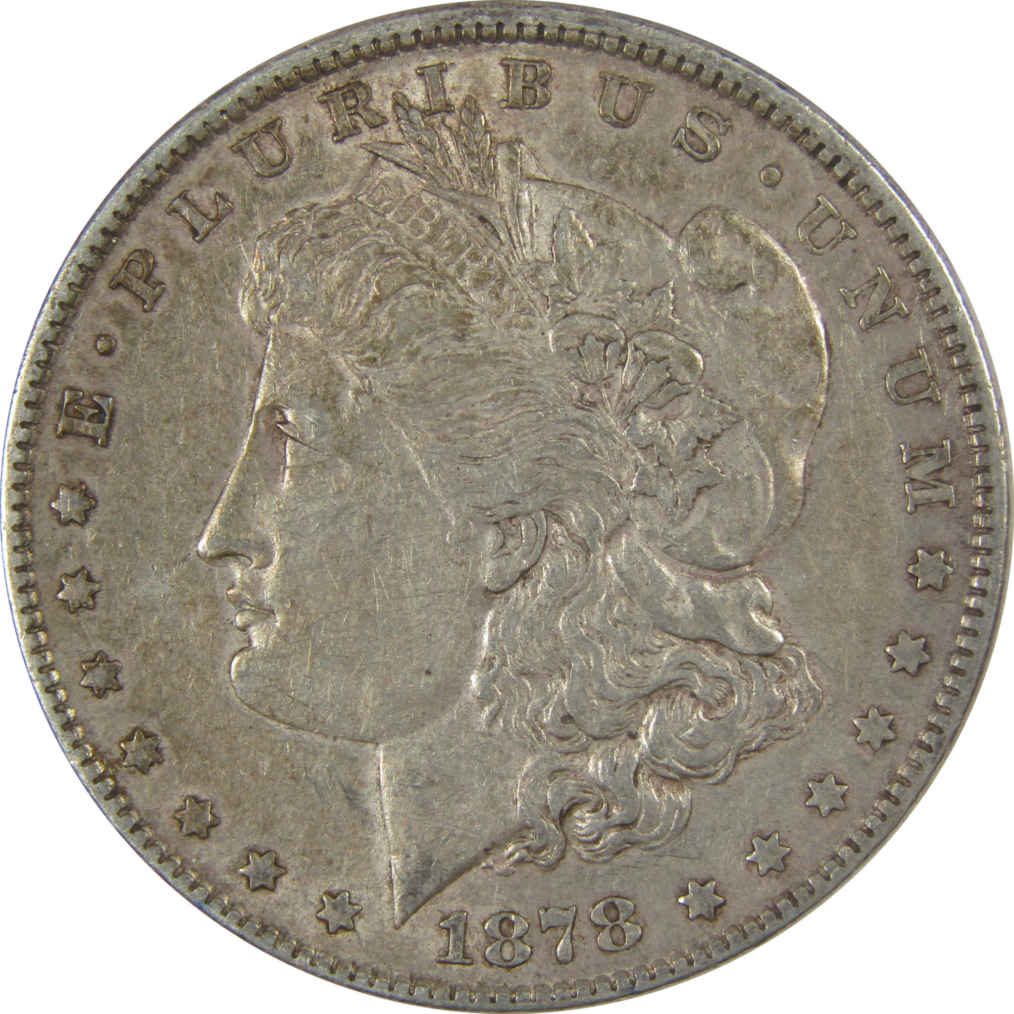 1878 7TF Rev 79 Morgan Dollar XF EF Extremely Fine Silver SKU:CPC1085 - Morgan coin - Morgan silver dollar - Morgan silver dollar for sale - Profile Coins & Collectibles