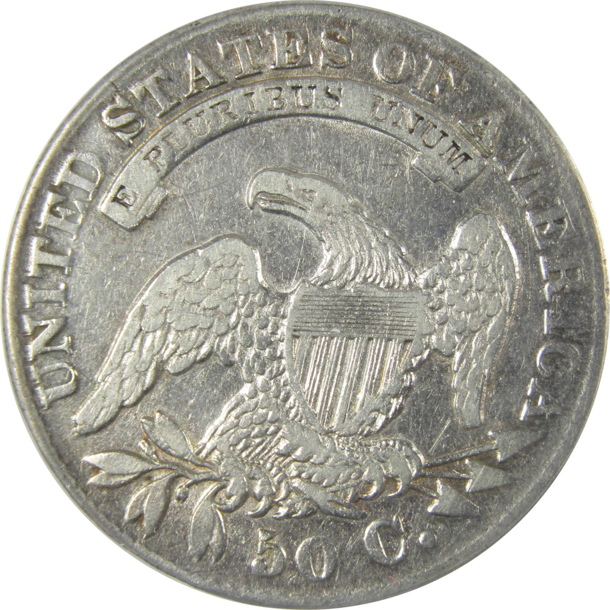 1833 Capped Bust Silver Half Dollar VF 35 Details ANACS SKU:CP801
