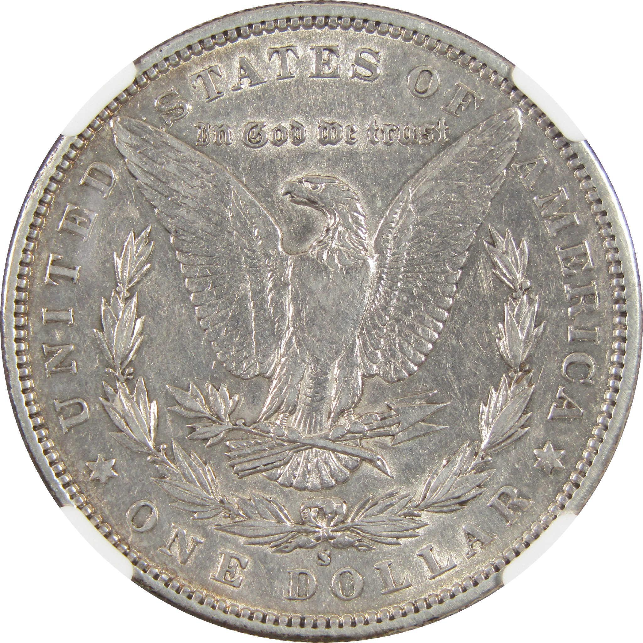 1884 S Morgan Dollar AU Details NGC Silver $1 Coin SKU:I11364 - Morgan coin - Morgan silver dollar - Morgan silver dollar for sale - Profile Coins & Collectibles